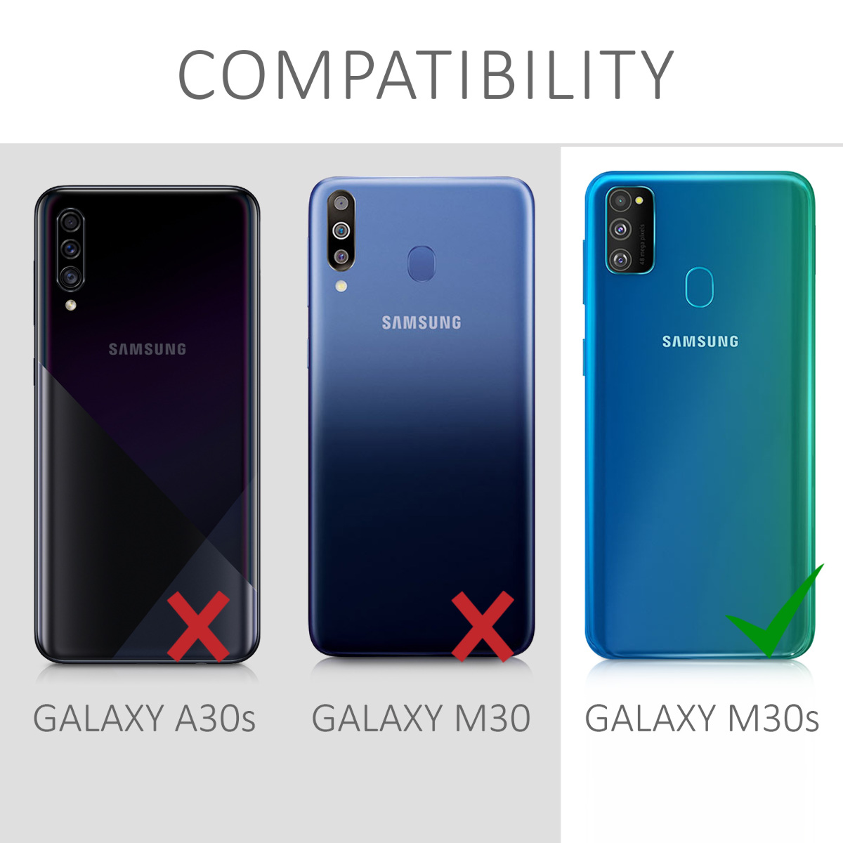 Crossbody kryt na mobil Samsung Galaxy M30s kwmobile transparentní