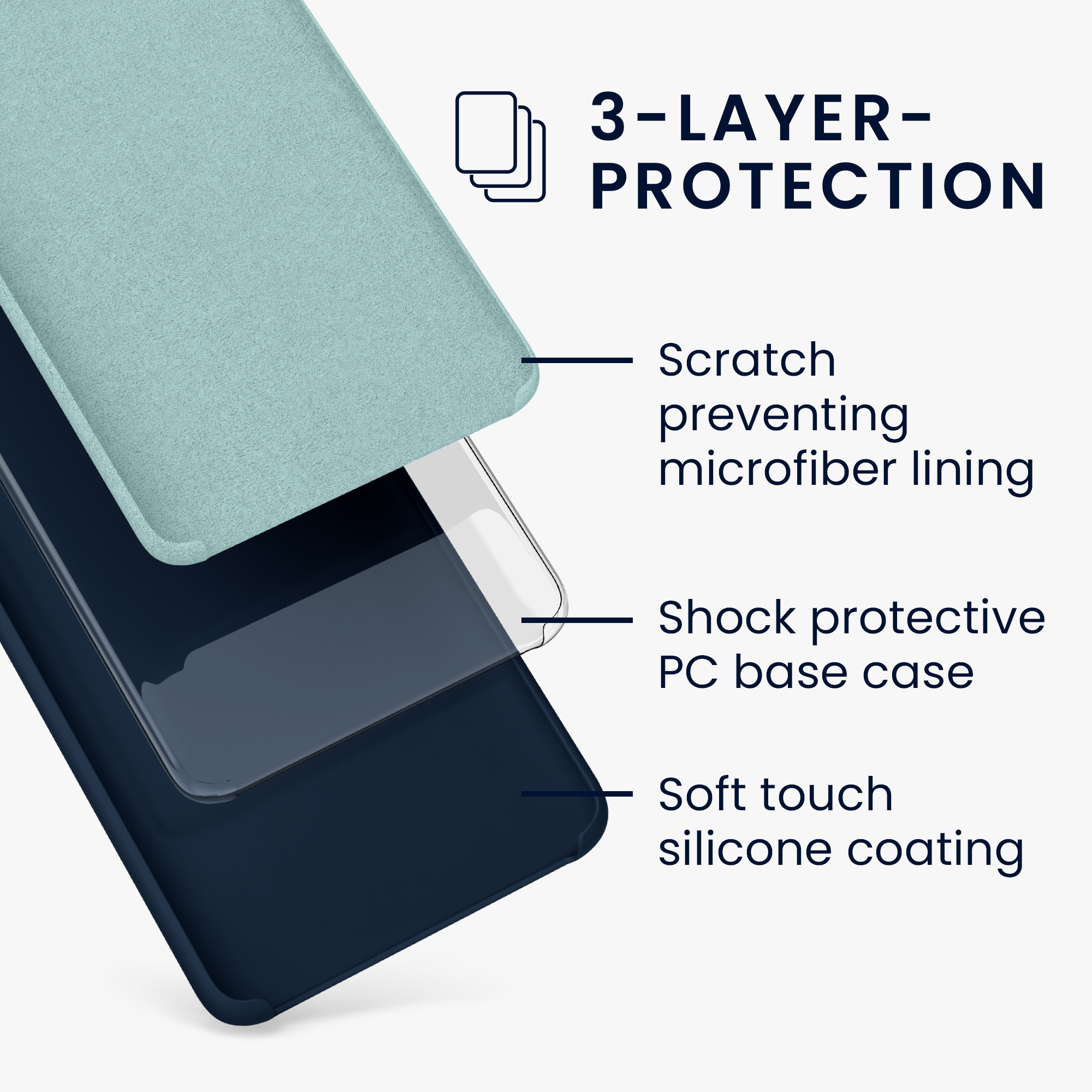 Kryt na mobil Samsung Galaxy A51 kwmobile TPU Námořnická modrá