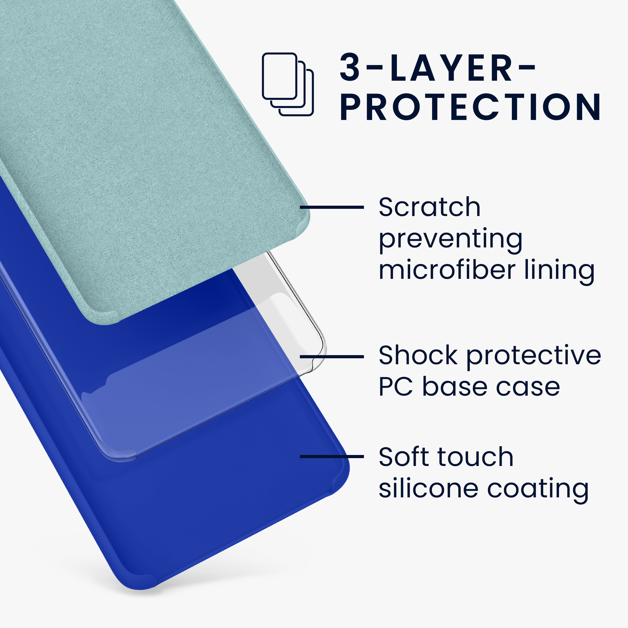 Kryt na mobil Samsung Galaxy A51 kwmobile TPU Baltická modrá