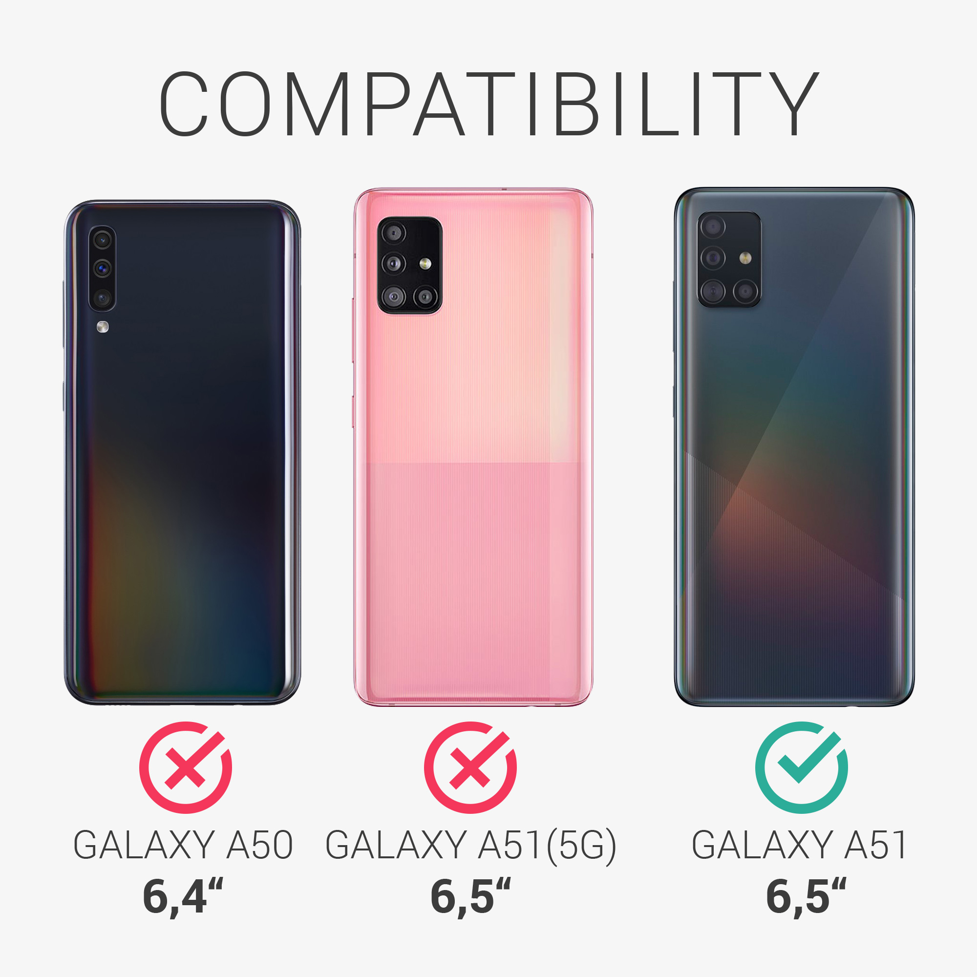 Kryt na mobil Samsung Galaxy A51 kwmobile TPU Purpurová magenta