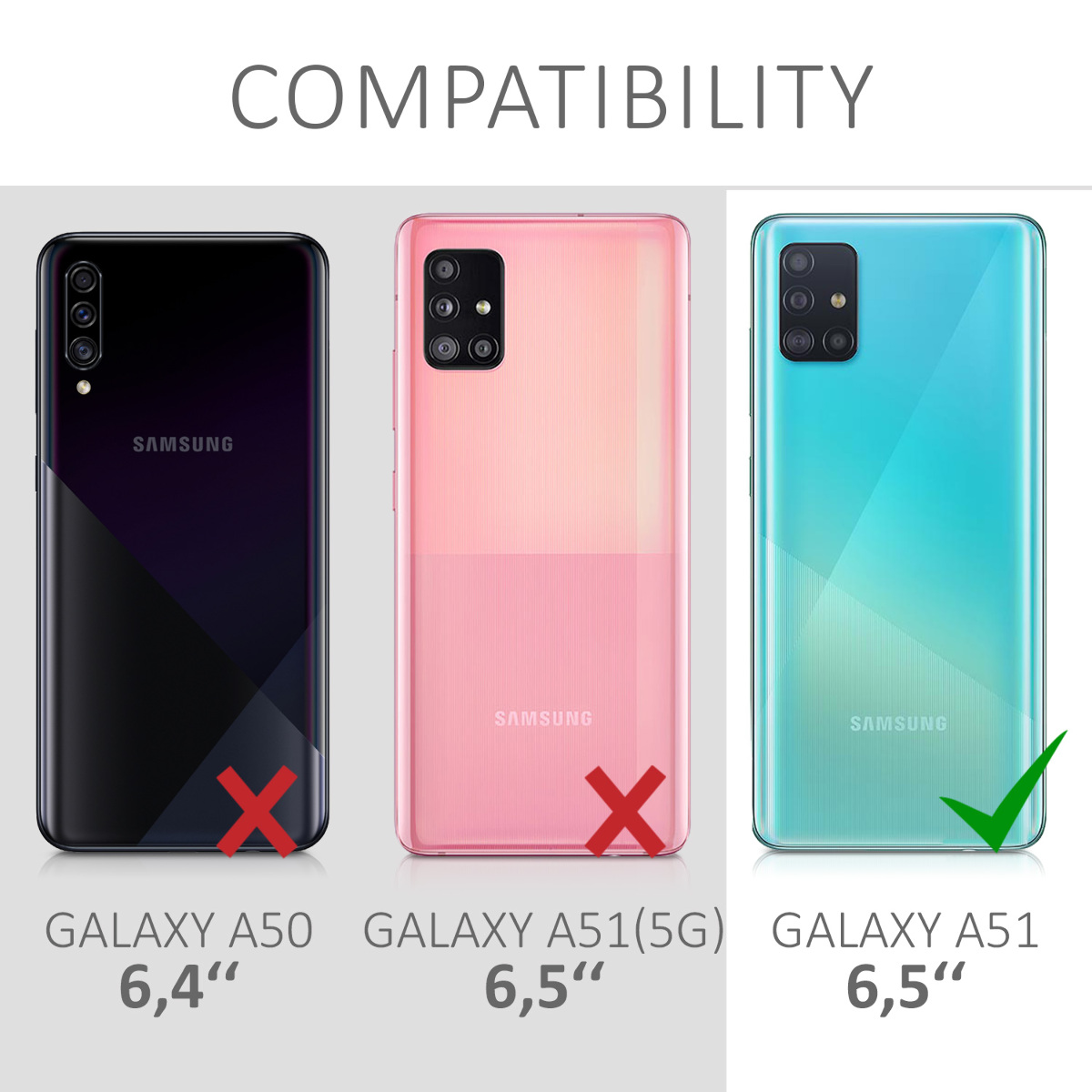 Kryt na mobil Samsung Galaxy A51 kwmobile TPU metalický Metalická tmavě červená
