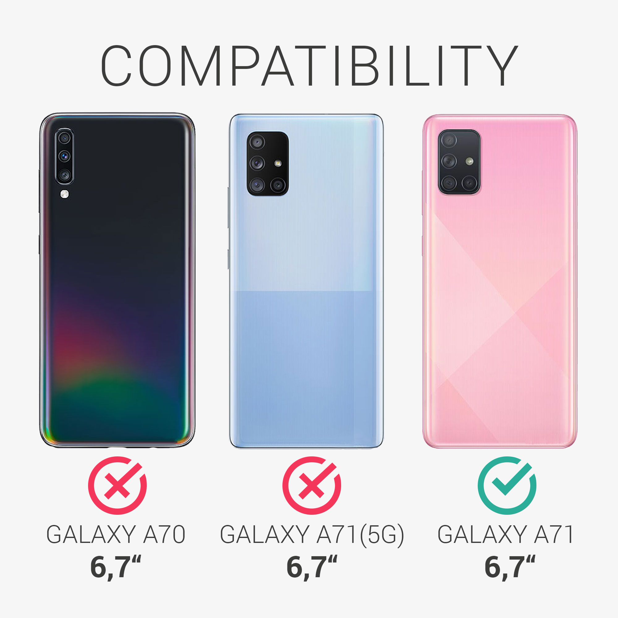 Kryt na mobil Samsung Galaxy A71 kwmobile TPU borůvkově modrý