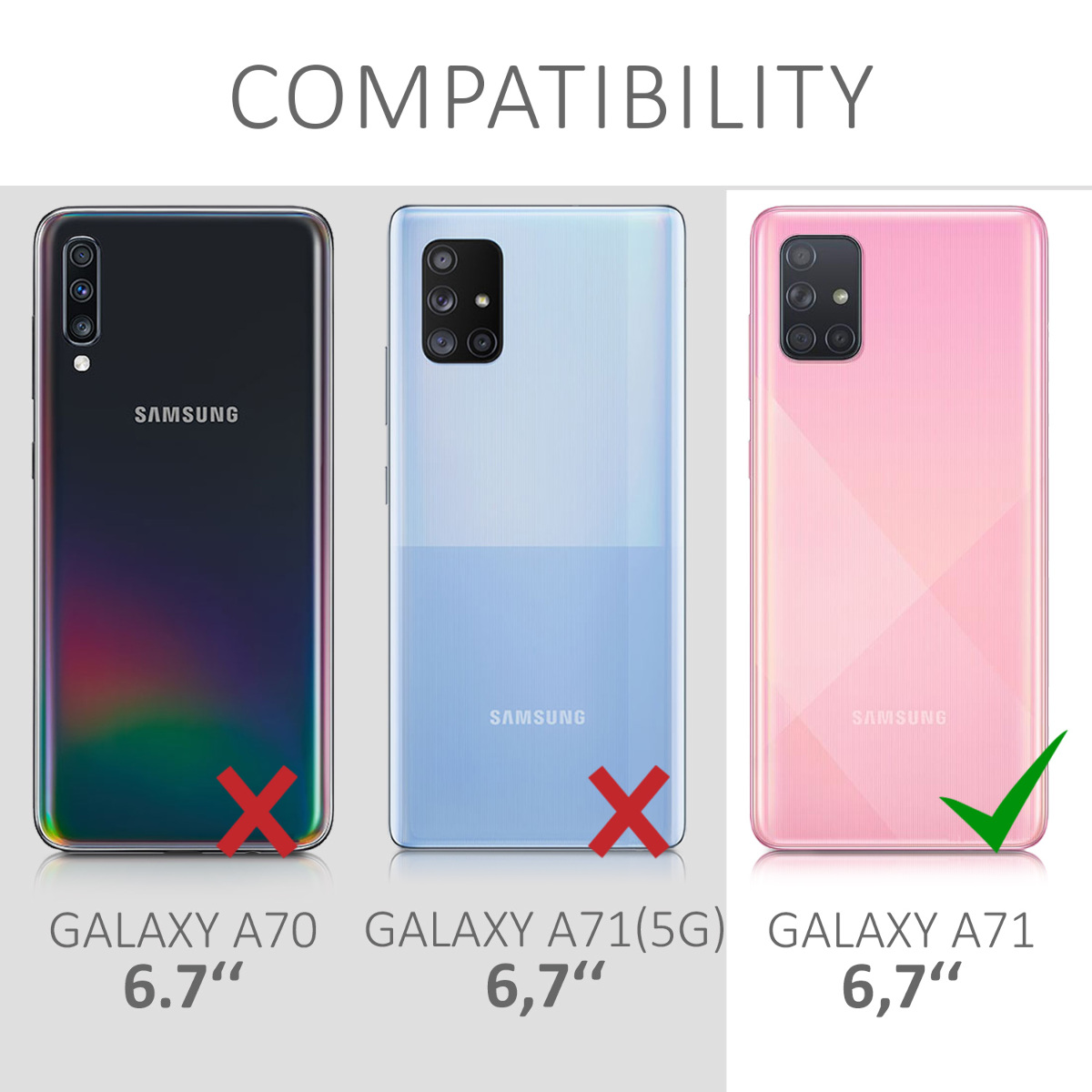 Kryt na mobil Samsung Galaxy A71 kwmobile TPU Lilac