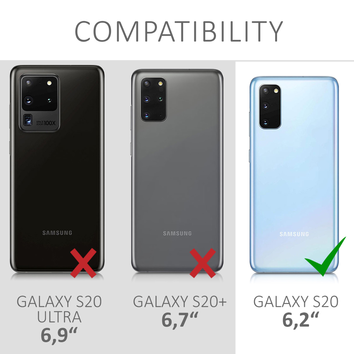 Kryt na mobil Samsung Galaxy S20 kwmobile TPU matně petrolejový