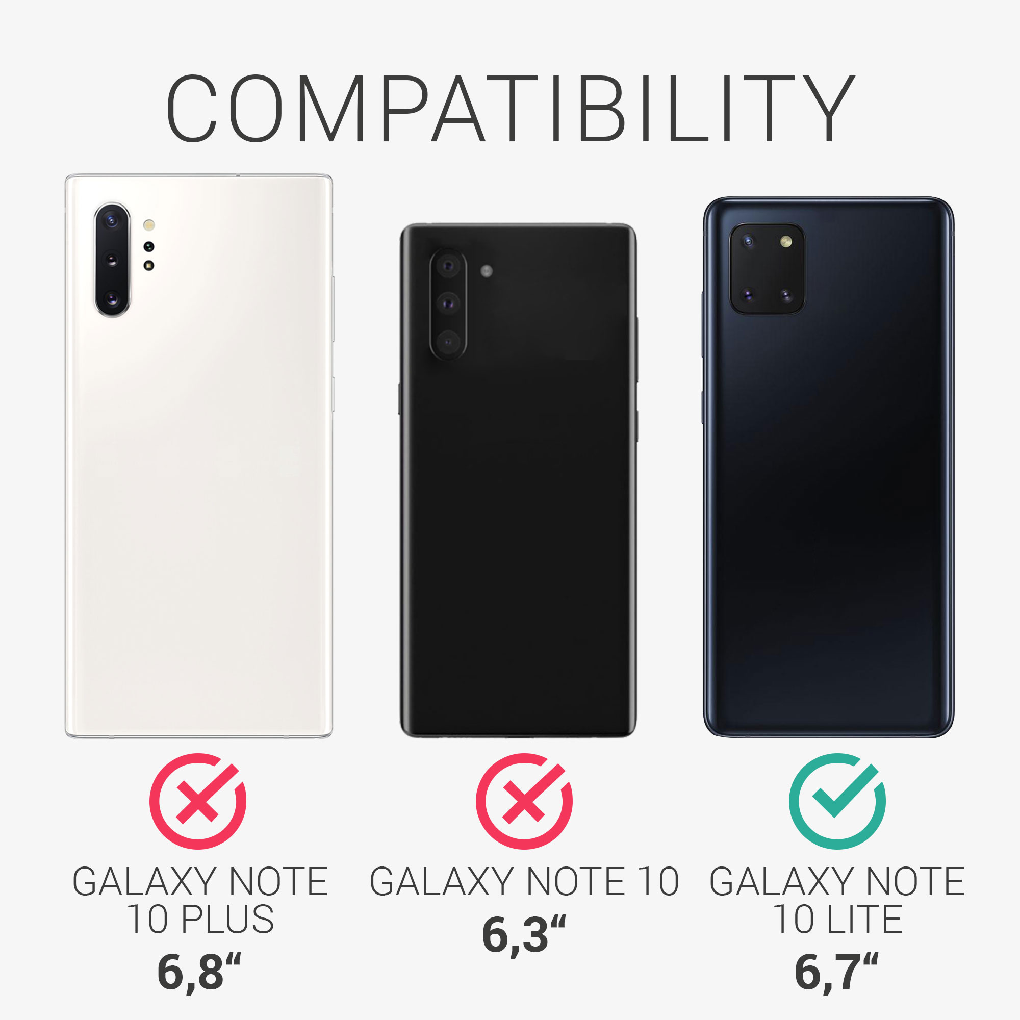 Kryt na mobil Samsung Galaxy Note 10 Lite kwmobile TPU tmavě břidlicový