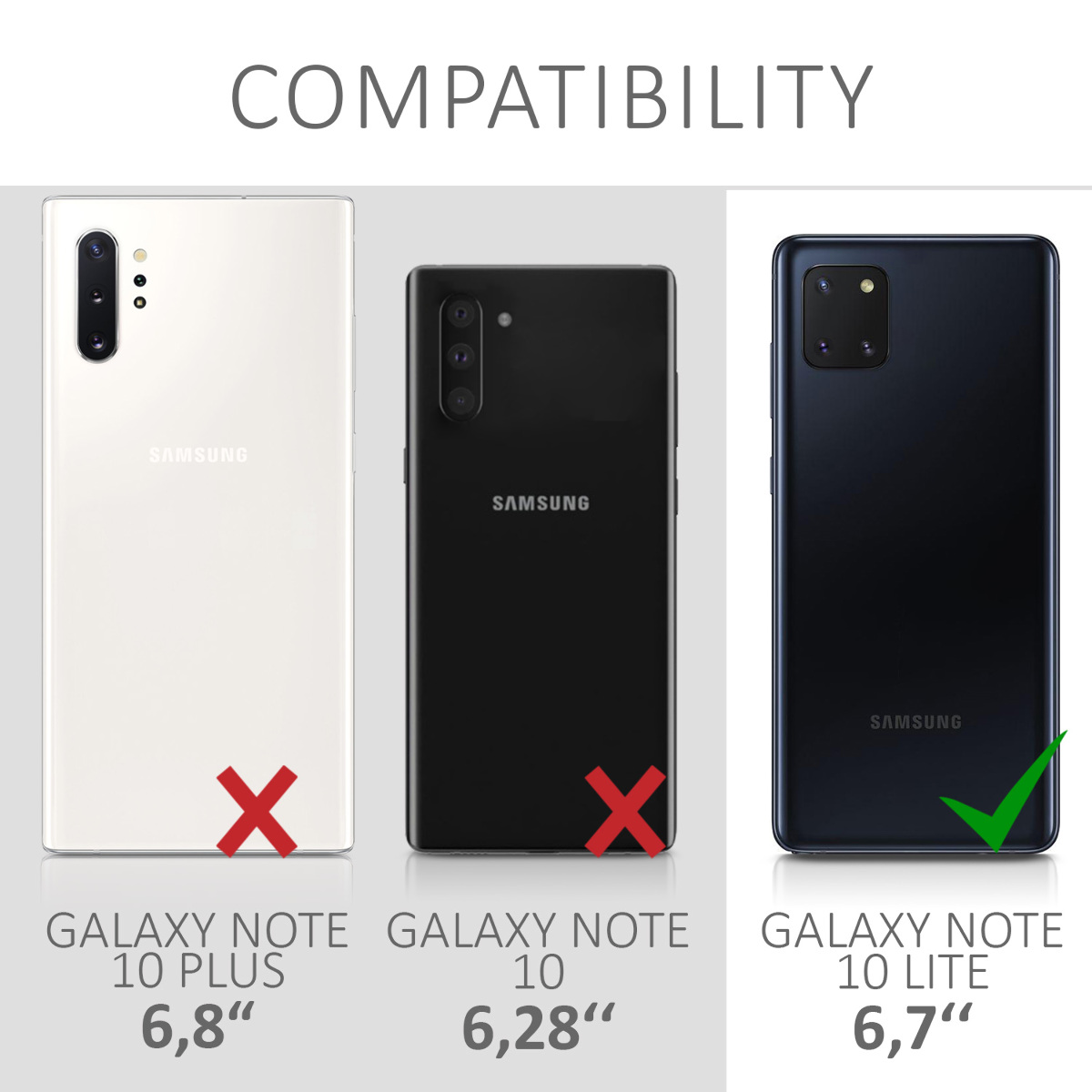 Kryt na mobil Samsung Galaxy Note 10 Lite kwmobile TPU transparentní