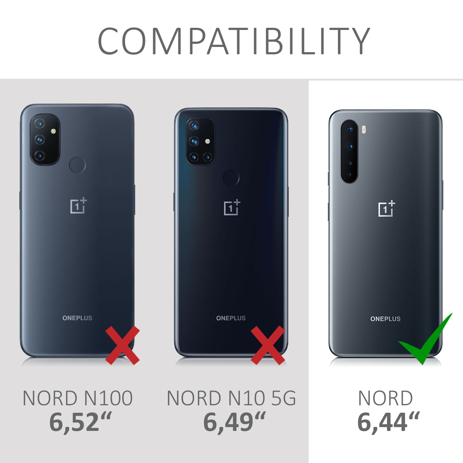 Kwmobile Crossbody pouzdro OnePlus Nord černá / transparentní