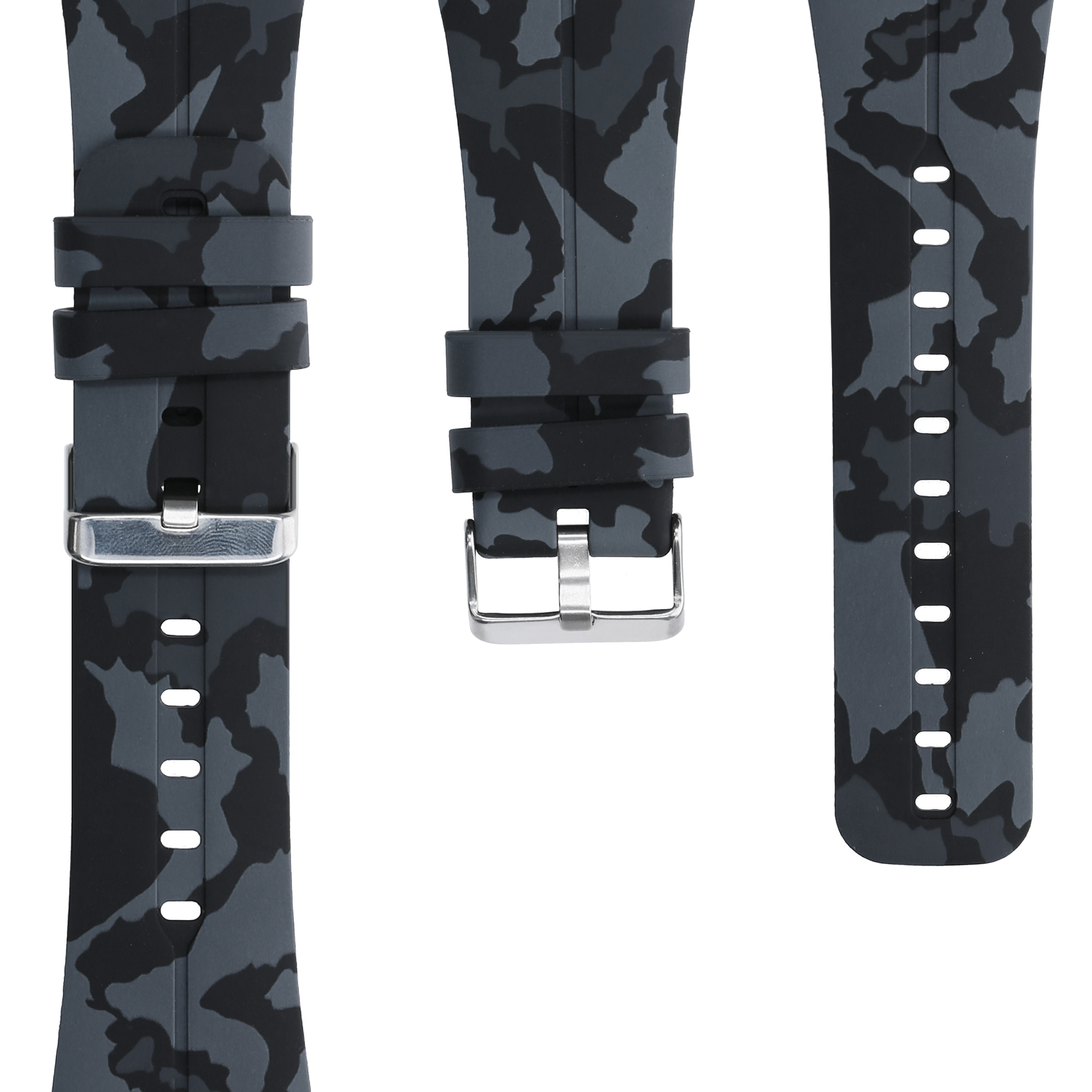 Řemínek kwmobile pro Polar M400 / M430, camouflage dark grey / black / light grey