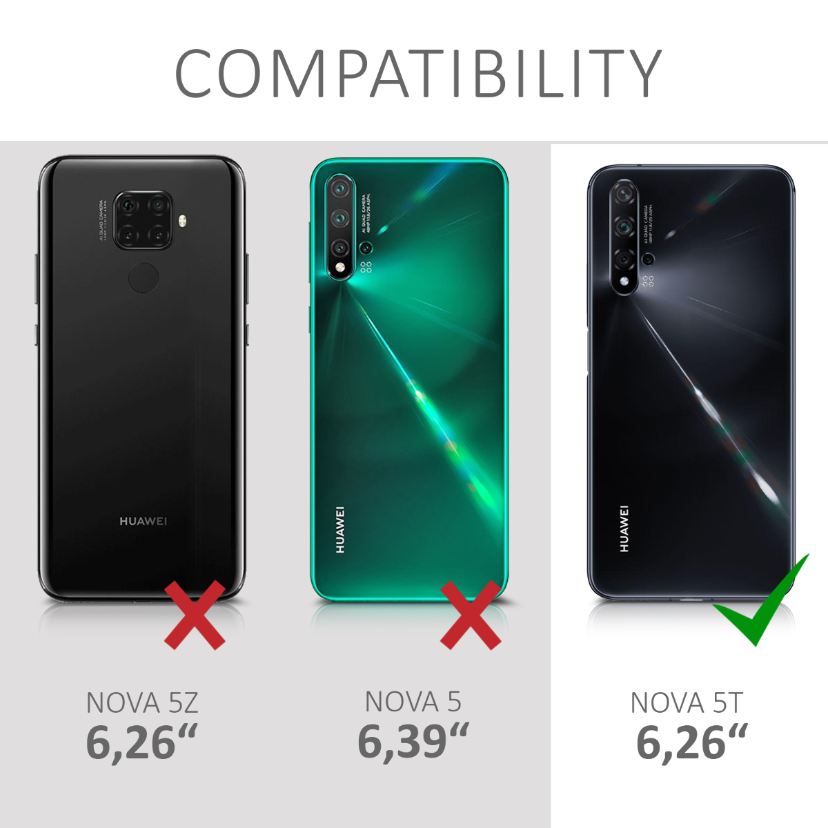 Kryt kwmobile pro Huawei Nova 5T, metalicky modrá