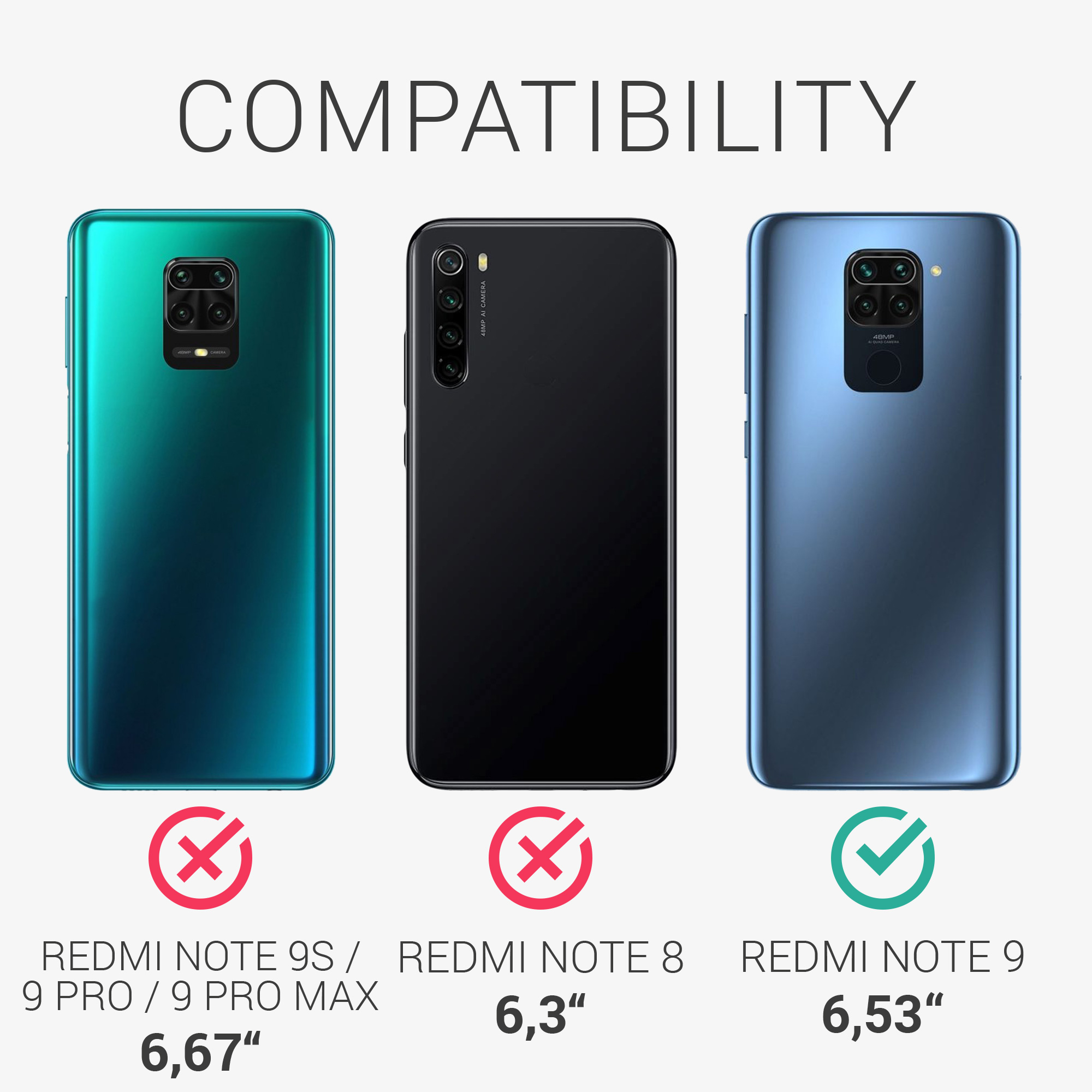 TPU kryt kwmobile pro Xiaomi Redmi Note 9 - fialová