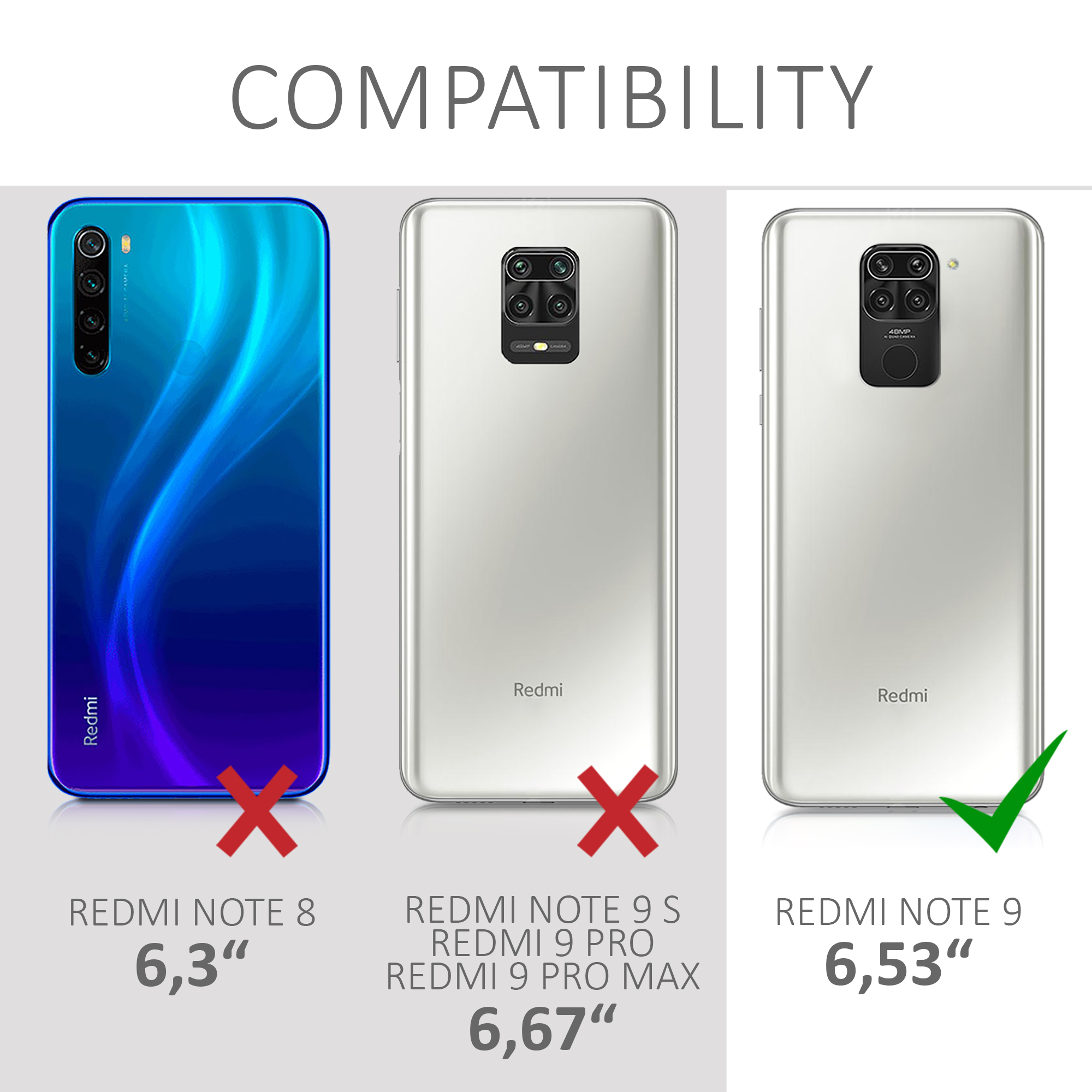 Transparentní TPU kryt kwmobile pro Xiaomi Redmi Note 9 - růžové květy / tmavě hnědá / transparentní