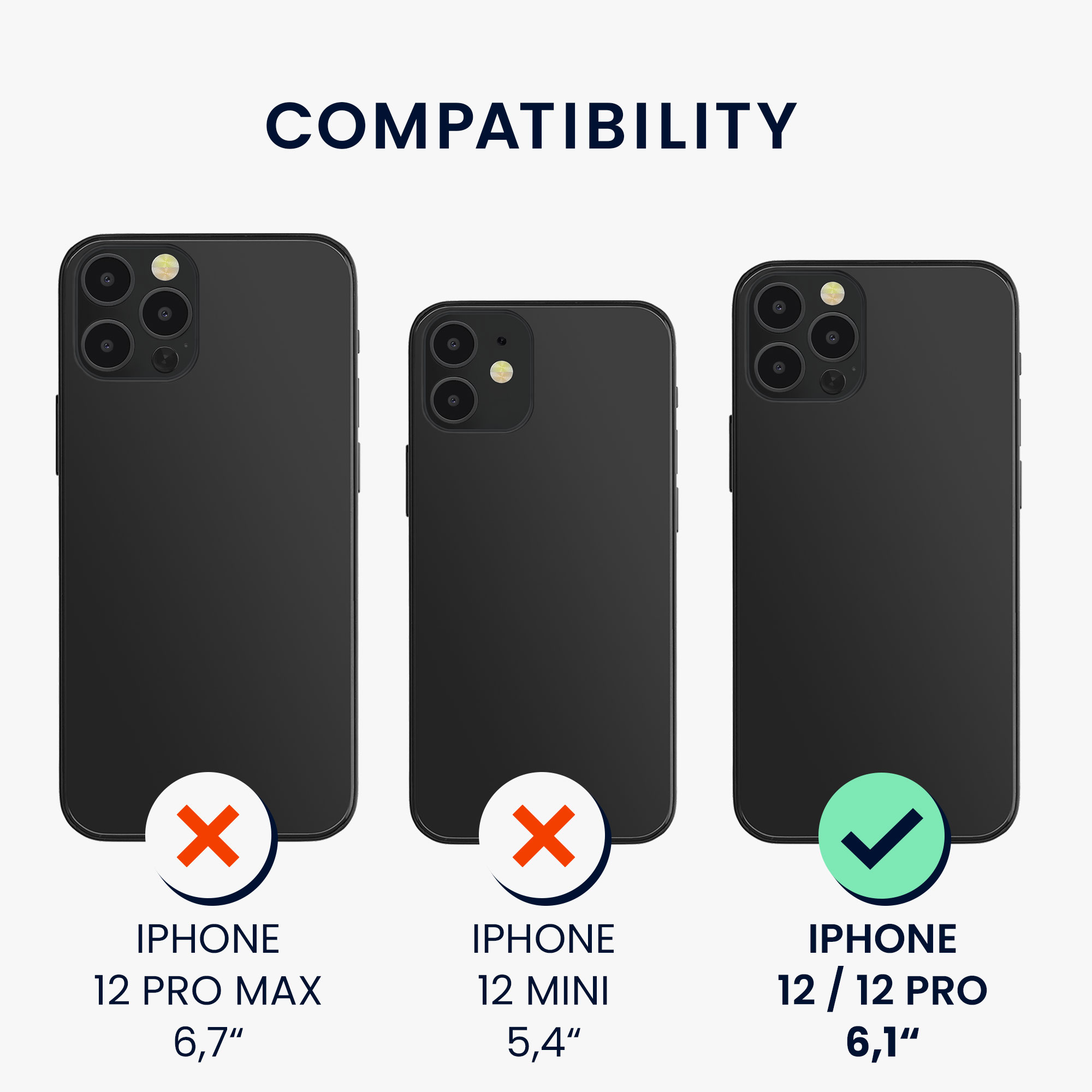 Silikonový kryt kwmobile pro iPhone 12 / iPhone 12 Pro - bílá