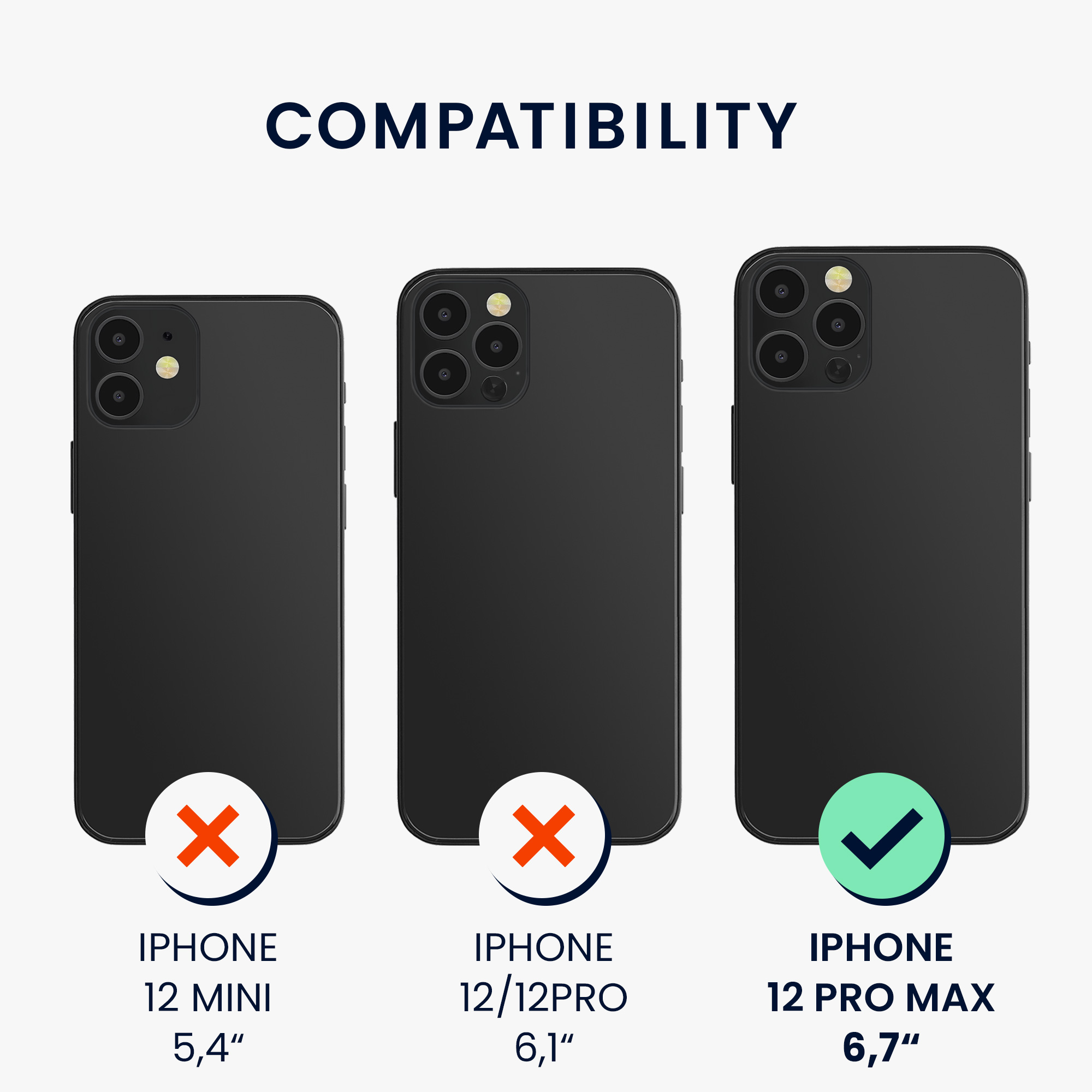 Silikonový kryt kwmobile pro iPhone 12 Pro Max - baltská modrá