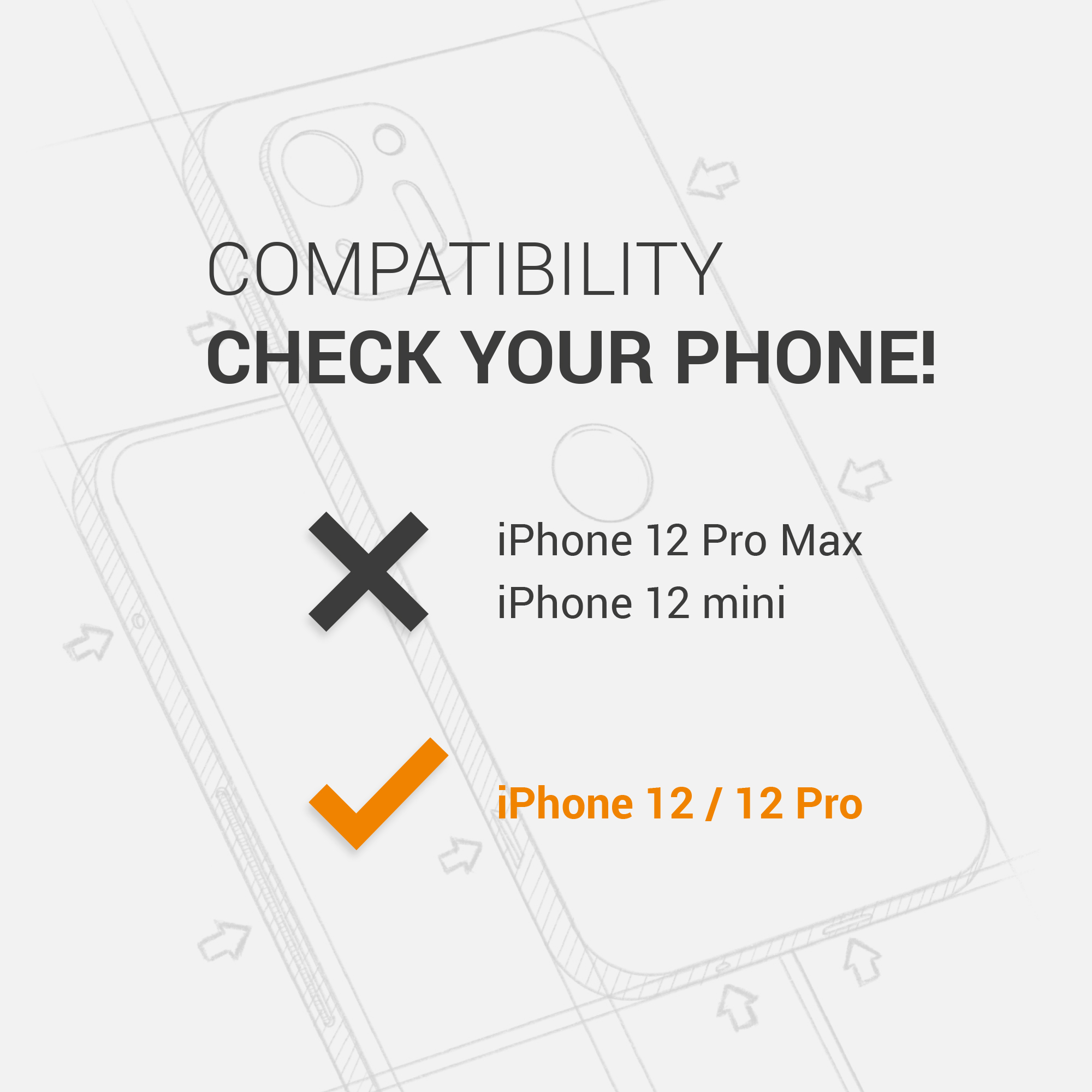 Dřevěný kryt kwmobile pro iPhone 12 / iPhone 12 Pro - tmavě hnědá