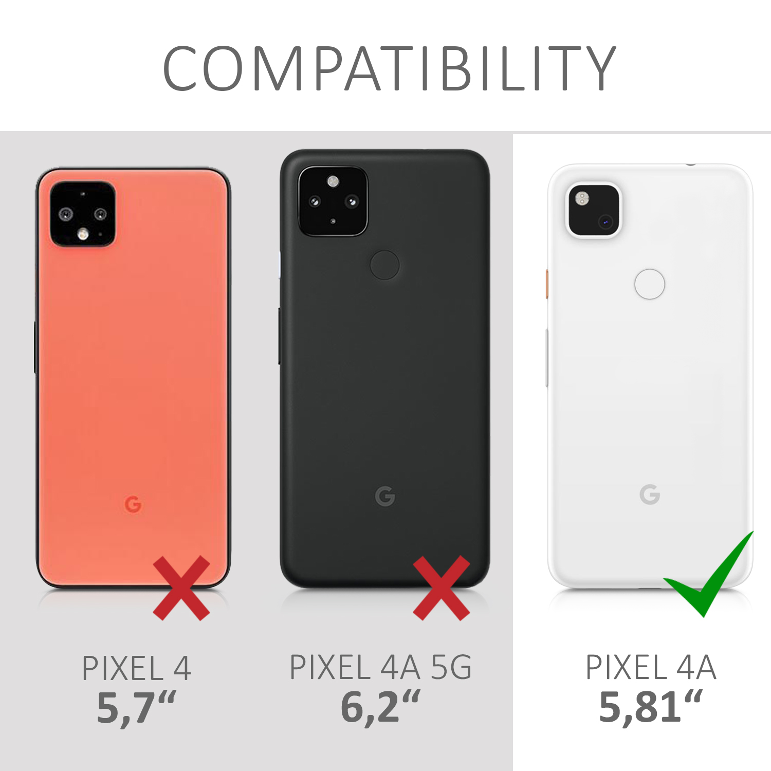 Crossbody kryt kwmobile pro Google Pixel 4a - transparentní