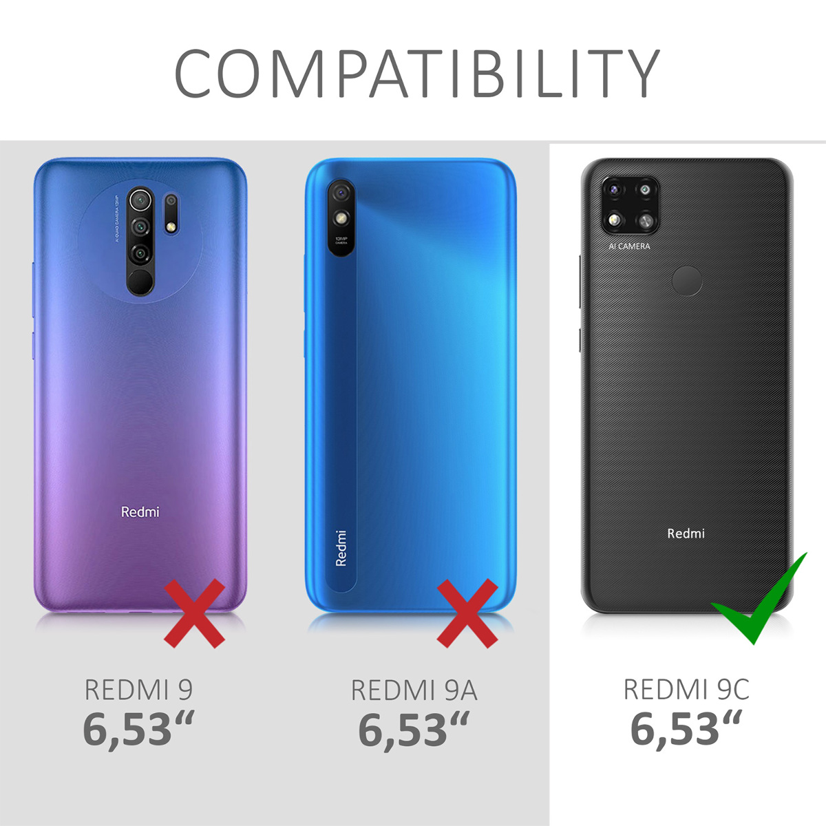 Kryt Xiaomi Redmi 9C silikonový TPU levandulová kwmobile