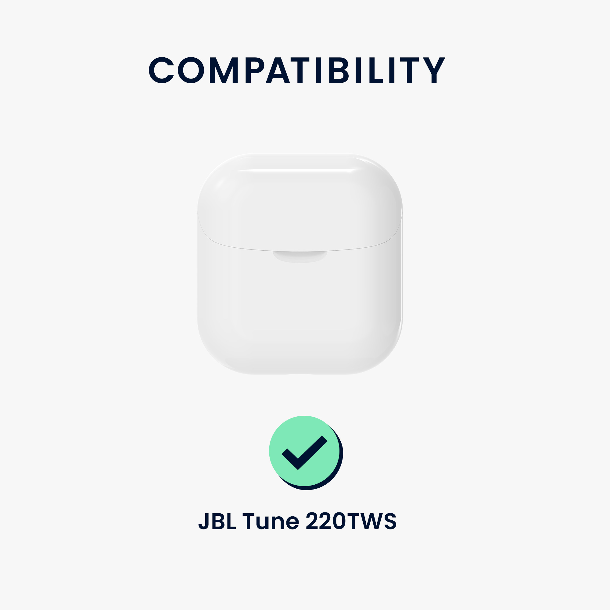 Pouzdro na sluchátka JBL Tune 220TWS / 225TWS kwmobile - černá