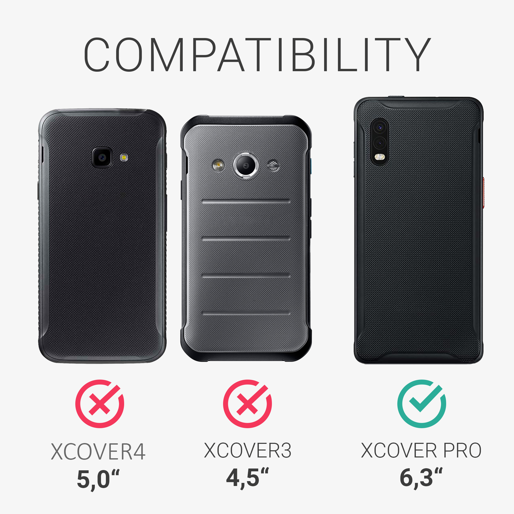Kryt kwmobile pro Samsung Galaxy Xcover Pro - tmavě břidlicová