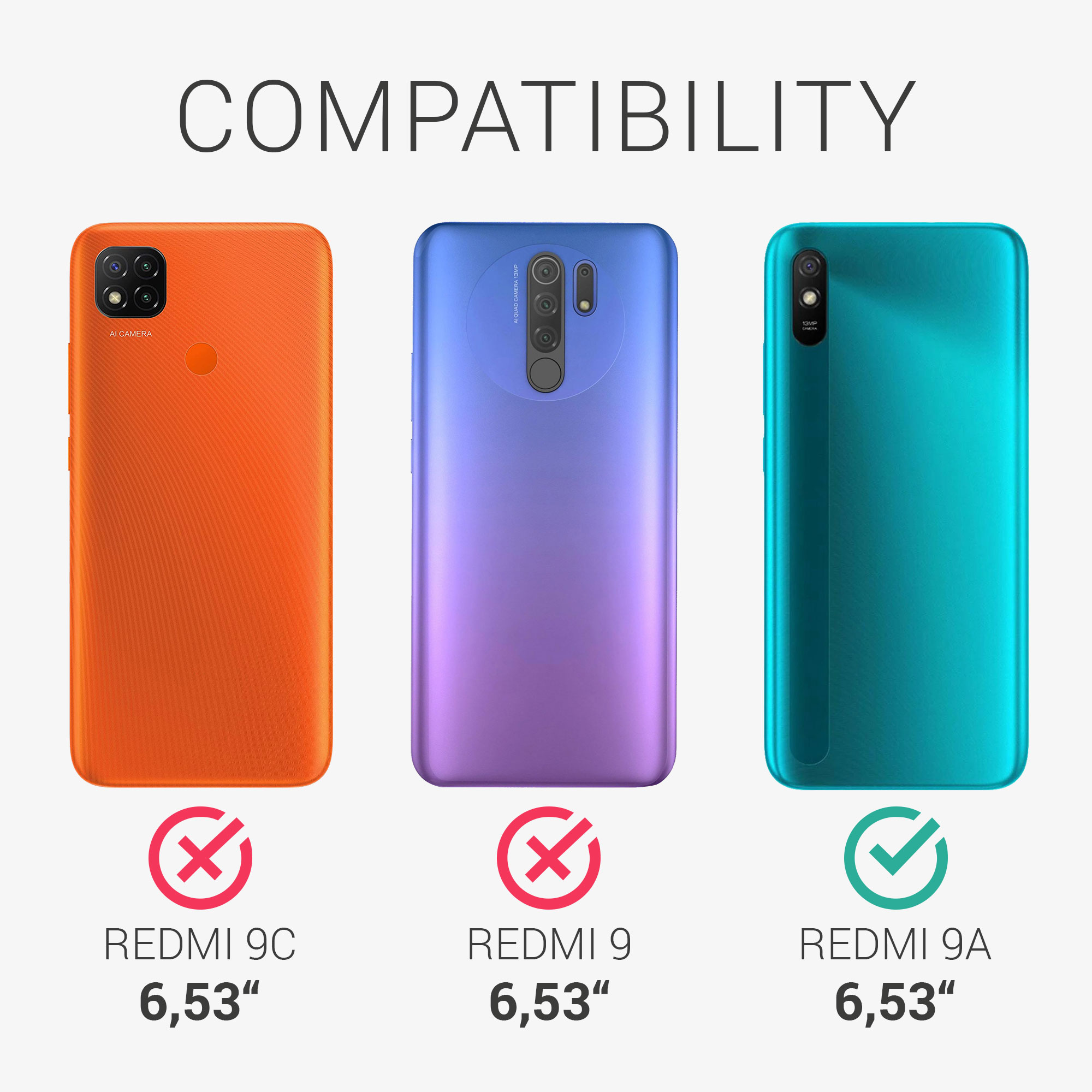 Kryt Xiaomi Redmi 9A metalický TPU modrá kwmobile