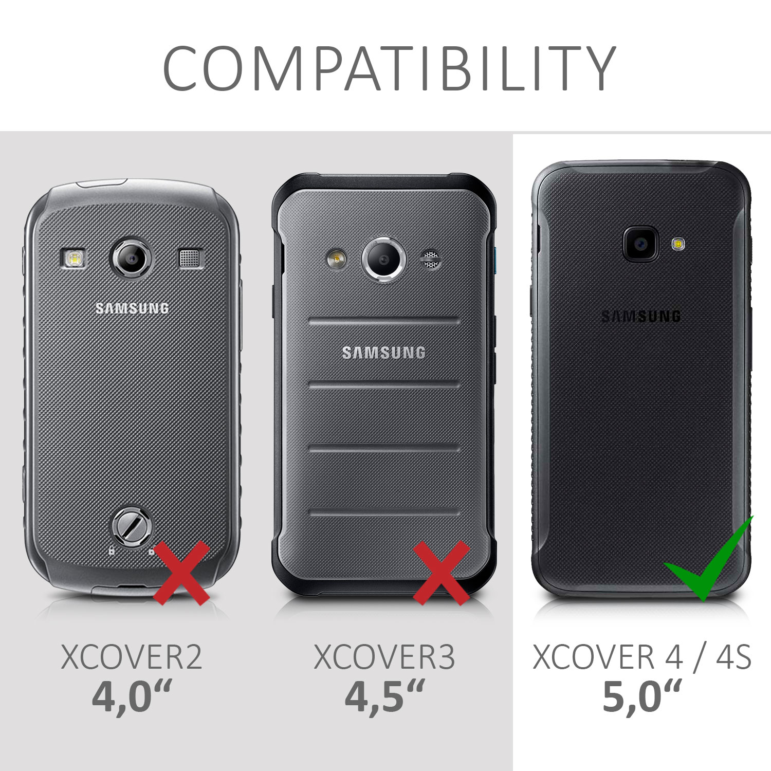 Flipové pouzdro kwmobile pro Samsung Galaxy Xcover 4 / 4S - černá