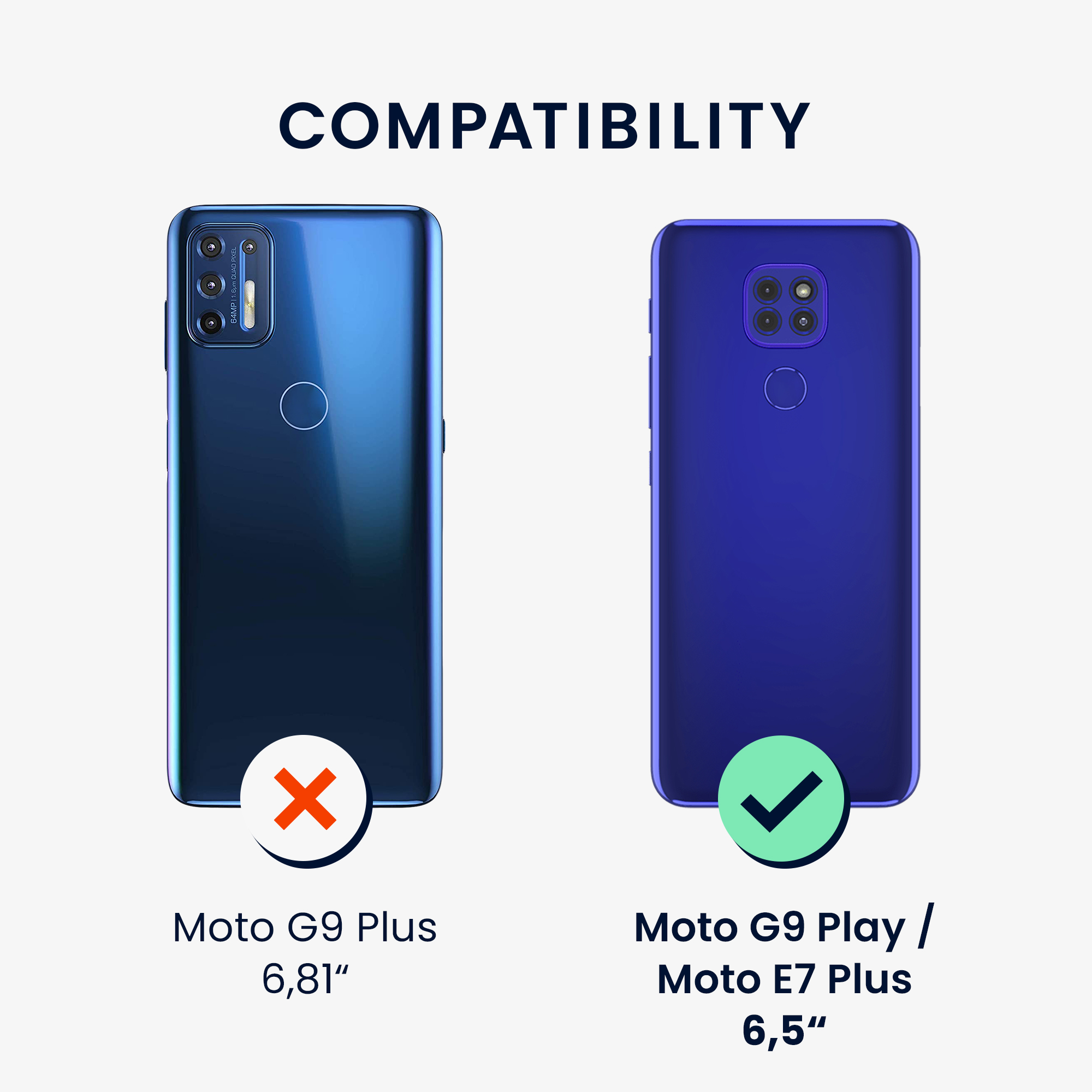 Kwmobile Silikonový kryt Motorola Moto G9 Play / Moto E7 Plus transparentní