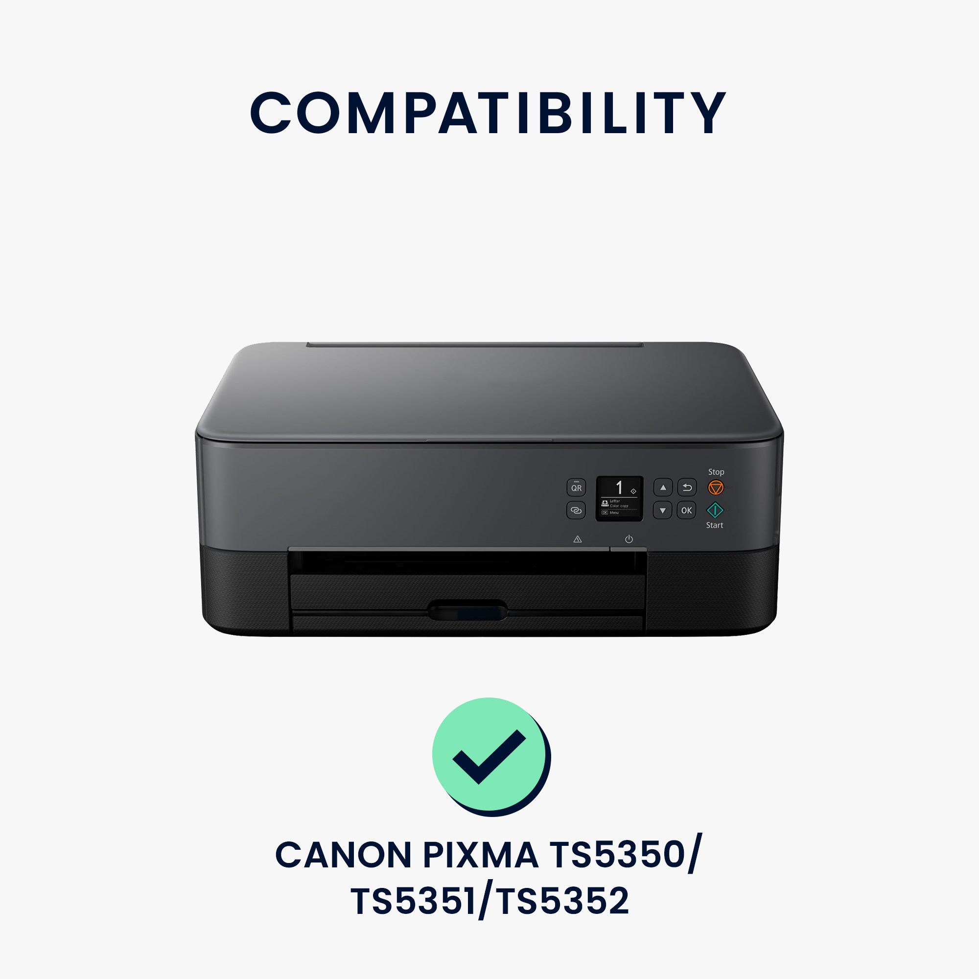 Ochranný obal Canon Pixma TS5350 kwmobile světle šedé