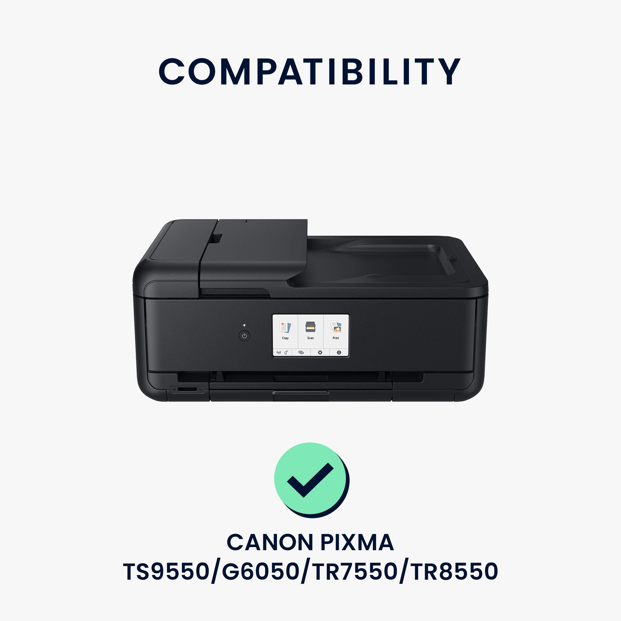 Ochranný obal Canon Pixma TS9550 kwmobile světle šedé