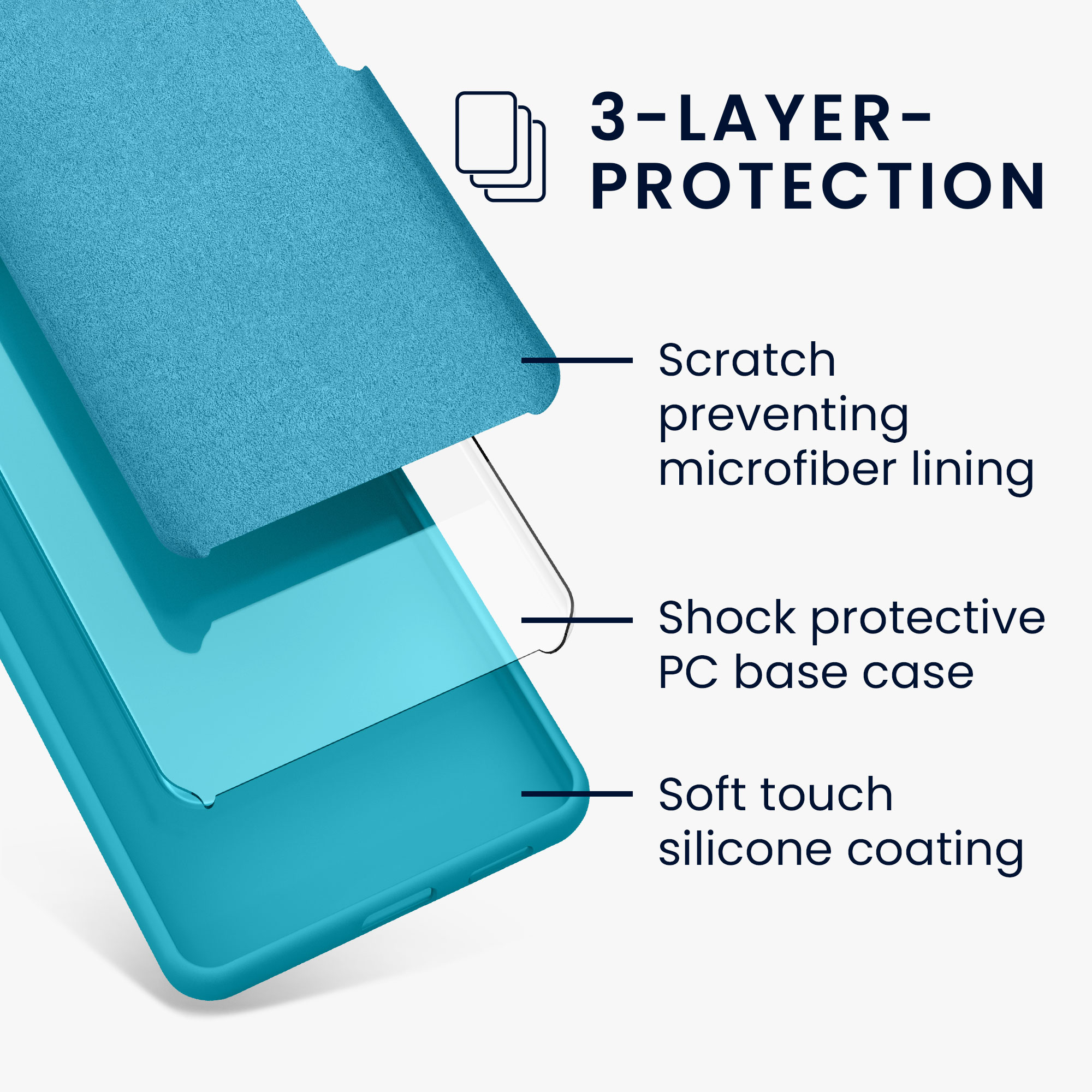 Kryt na mobil Samsung Galaxy S20 FE kwmobile TPU Cool Glacier