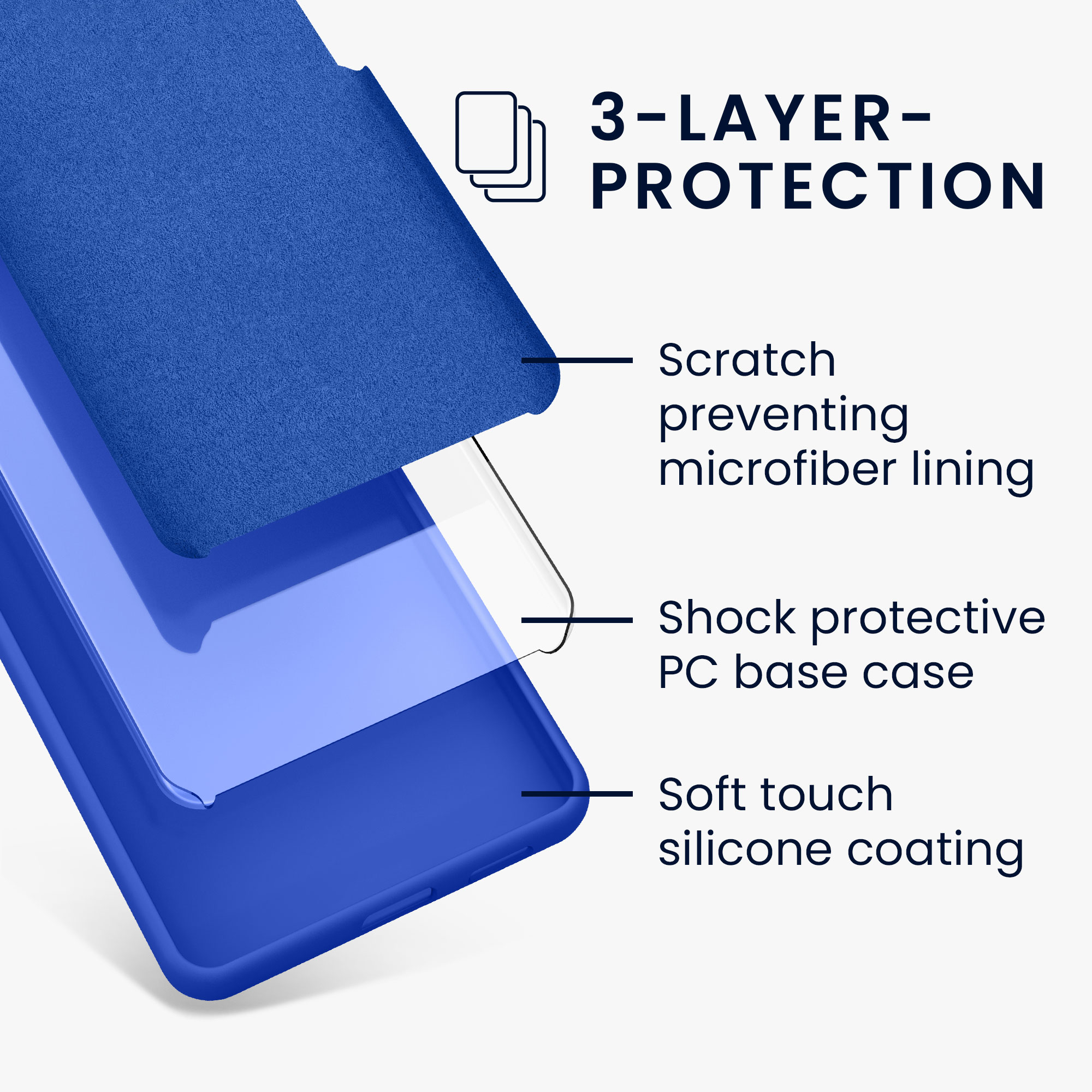 Kryt na mobil Samsung Galaxy S20 FE kwmobile TPU baltsky modrý