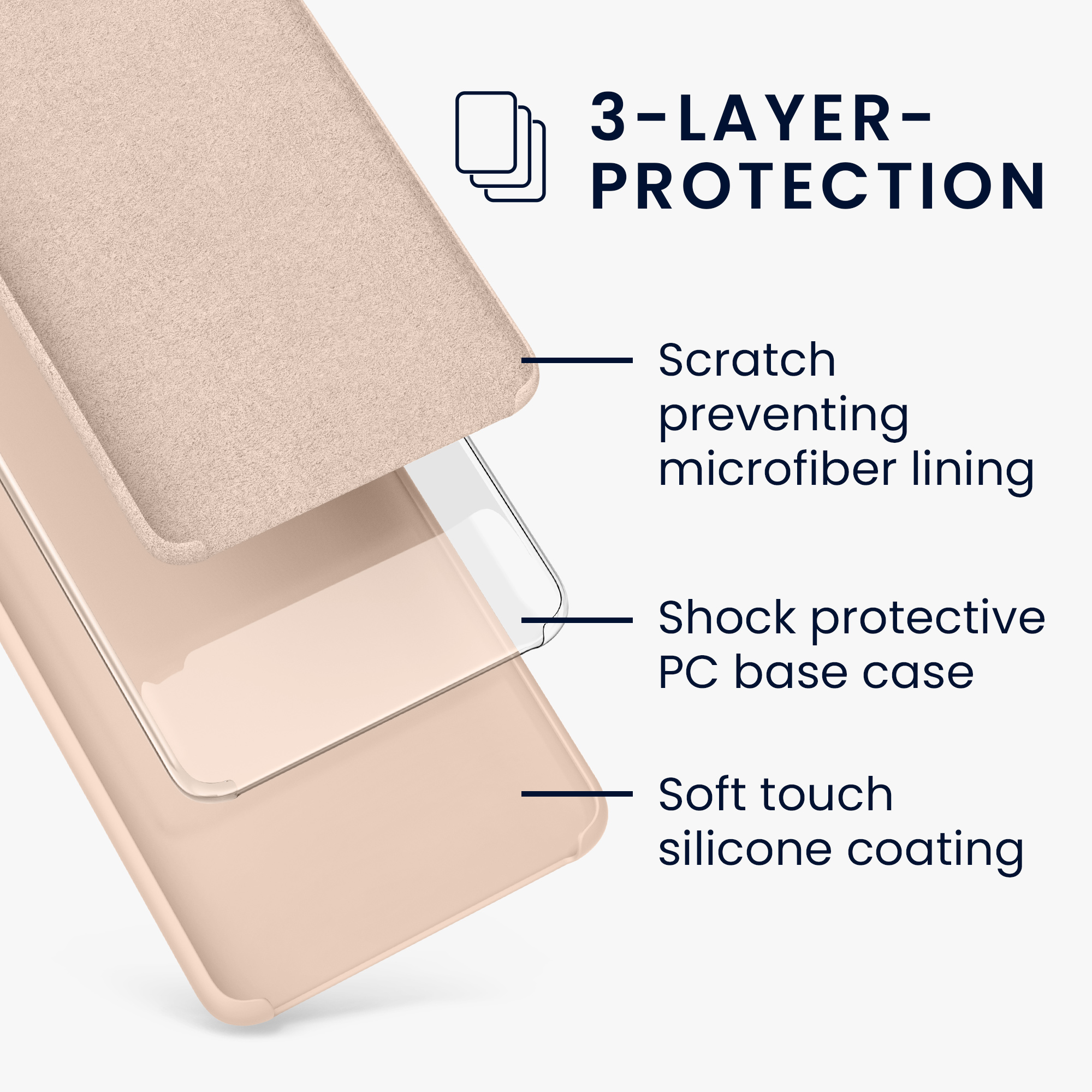 Zadní kryt kwmobile pro Google Pixel 5 - wireless charging coconut swirl