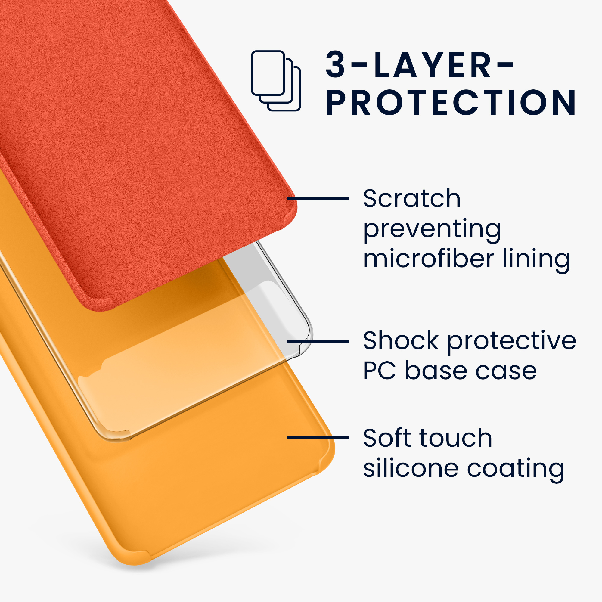 Kryt na mobil OnePlus 8T kwmobile TPU ovocná oranžová