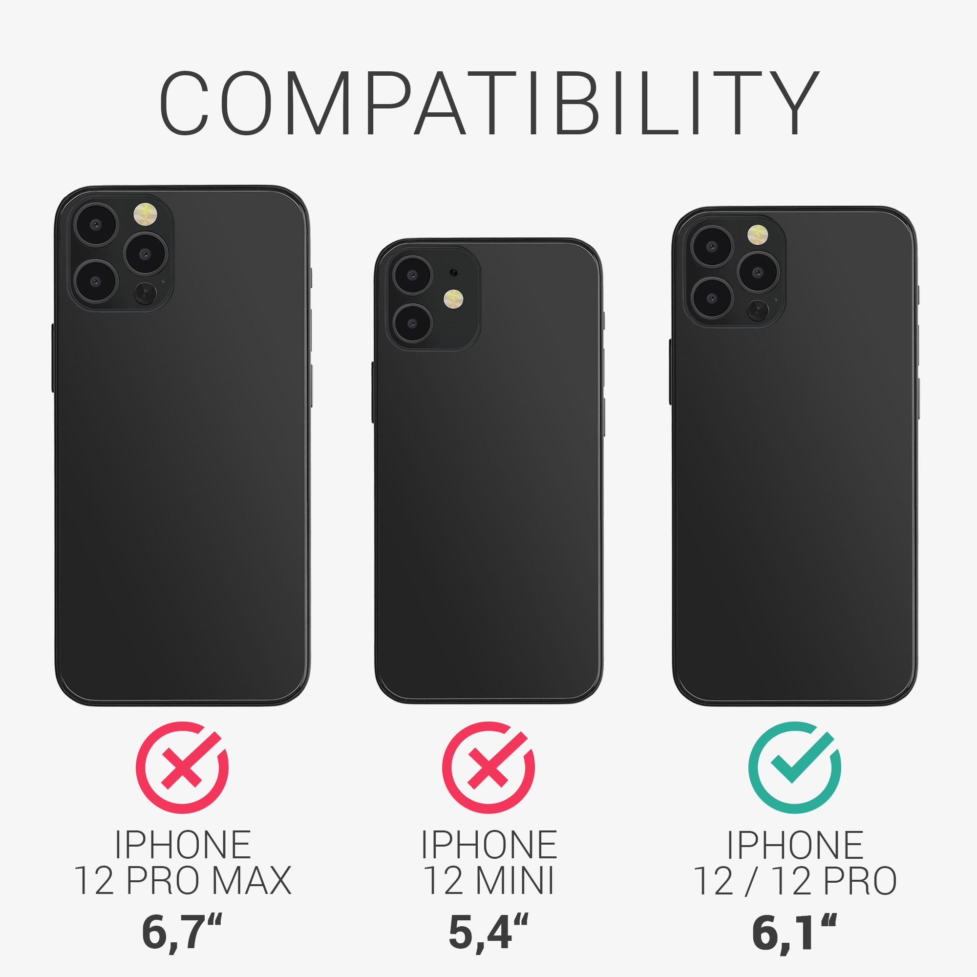 Ochranná fólie kwmobile pro iPhone 12 / iPhone 12 Pro - matná