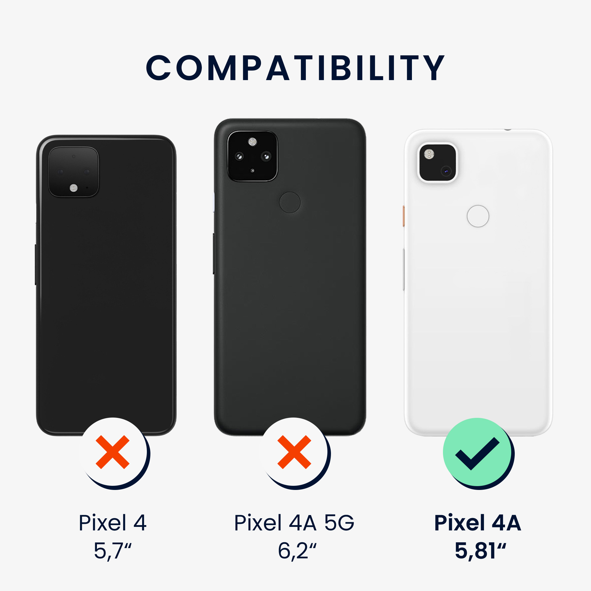 Crossbody kryt kwmobile pro Google Pixel 4a - mother of pearl