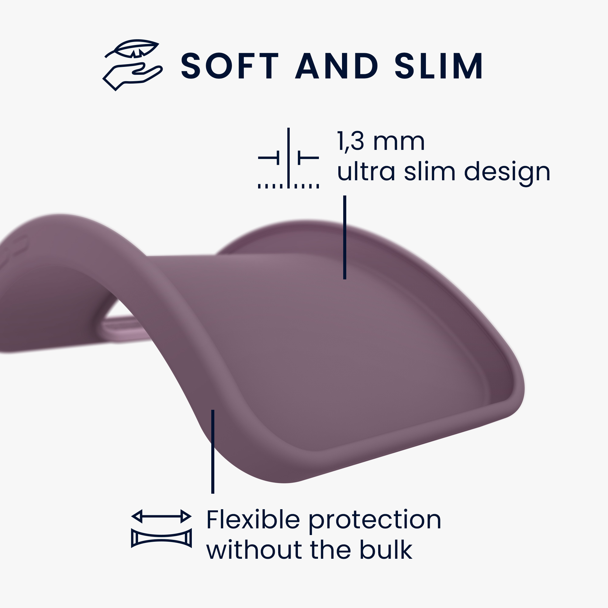 Silikonový kryt kwmobile pro iPhone 12 / iPhone 12 Pro - světlá iris