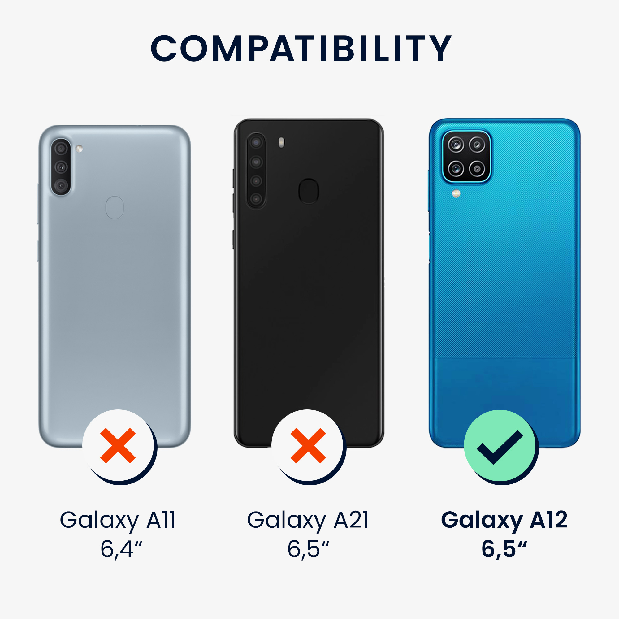 Kryt na mobil Samsung Galaxy A12 kwmobile TPU vínově fialový
