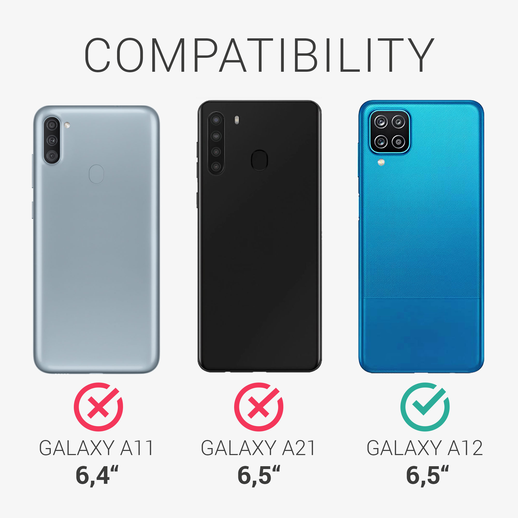 Kryt na mobil Samsung Galaxy A12 kwmobile Metallic metalicky tmavě červený