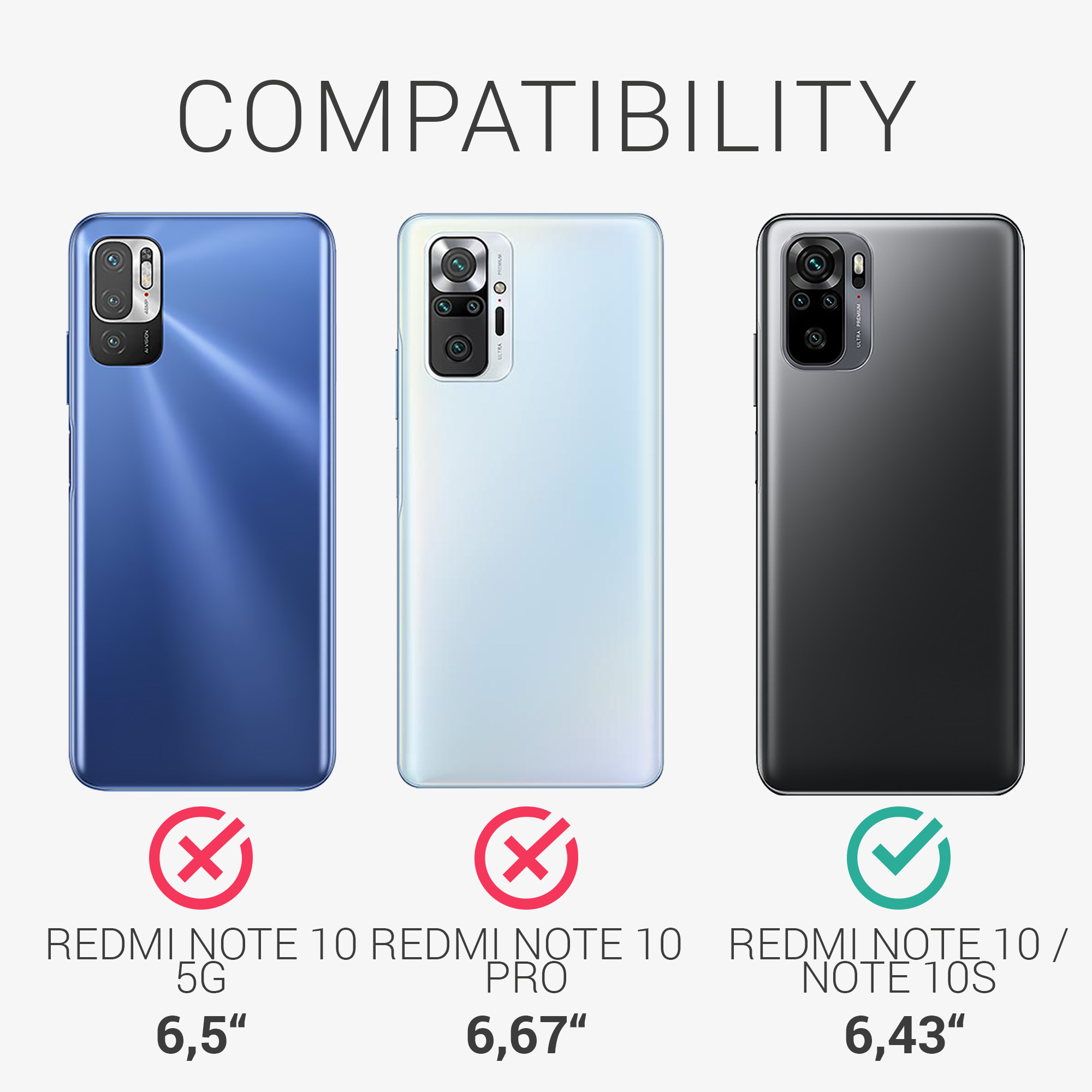 Kryt Xiaomi Redmi Note 10 silikonový TPU modrá kwmobile