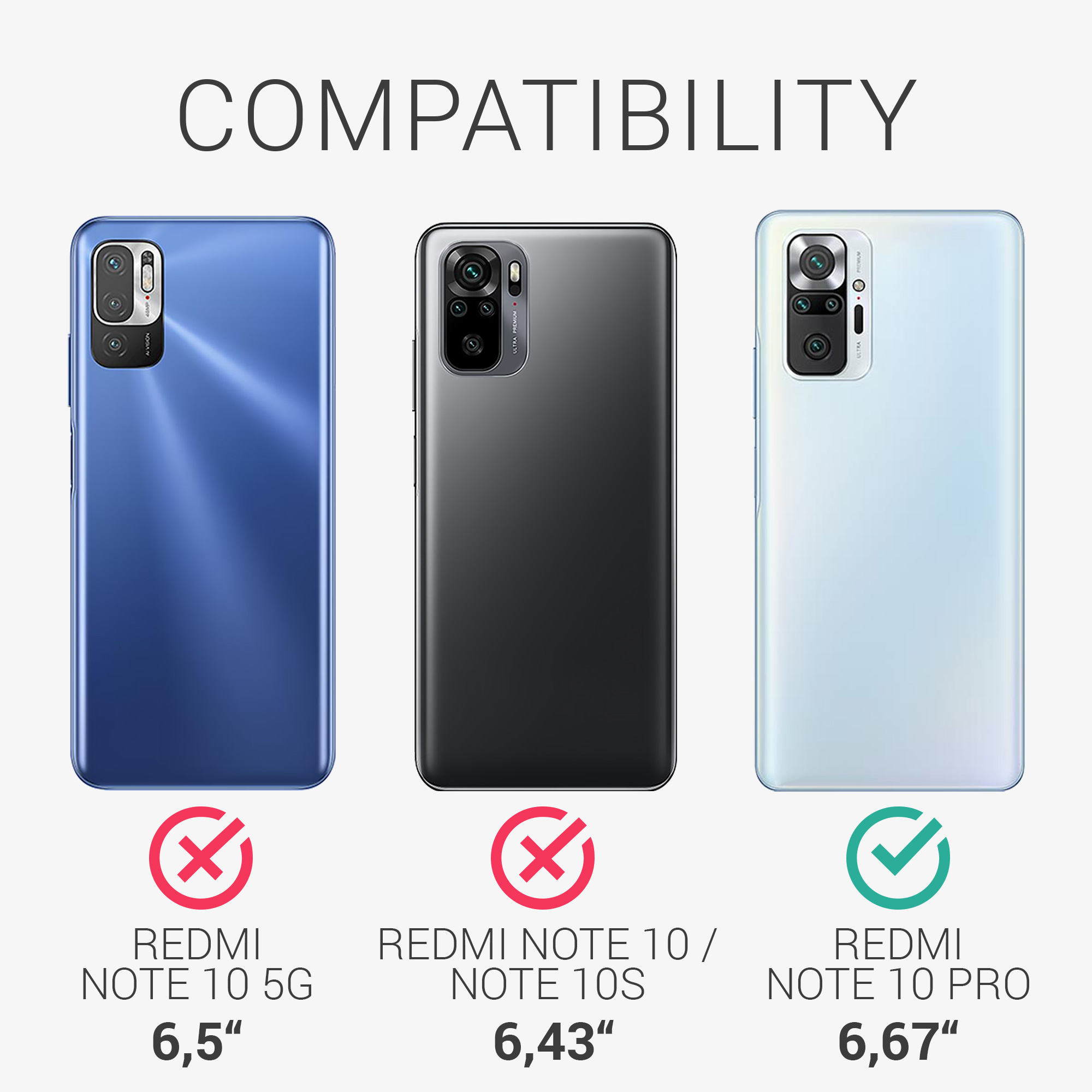 Kryt Xiaomi Redmi Note 10 Pro silikonový TPU modrozelená matná kwmobile