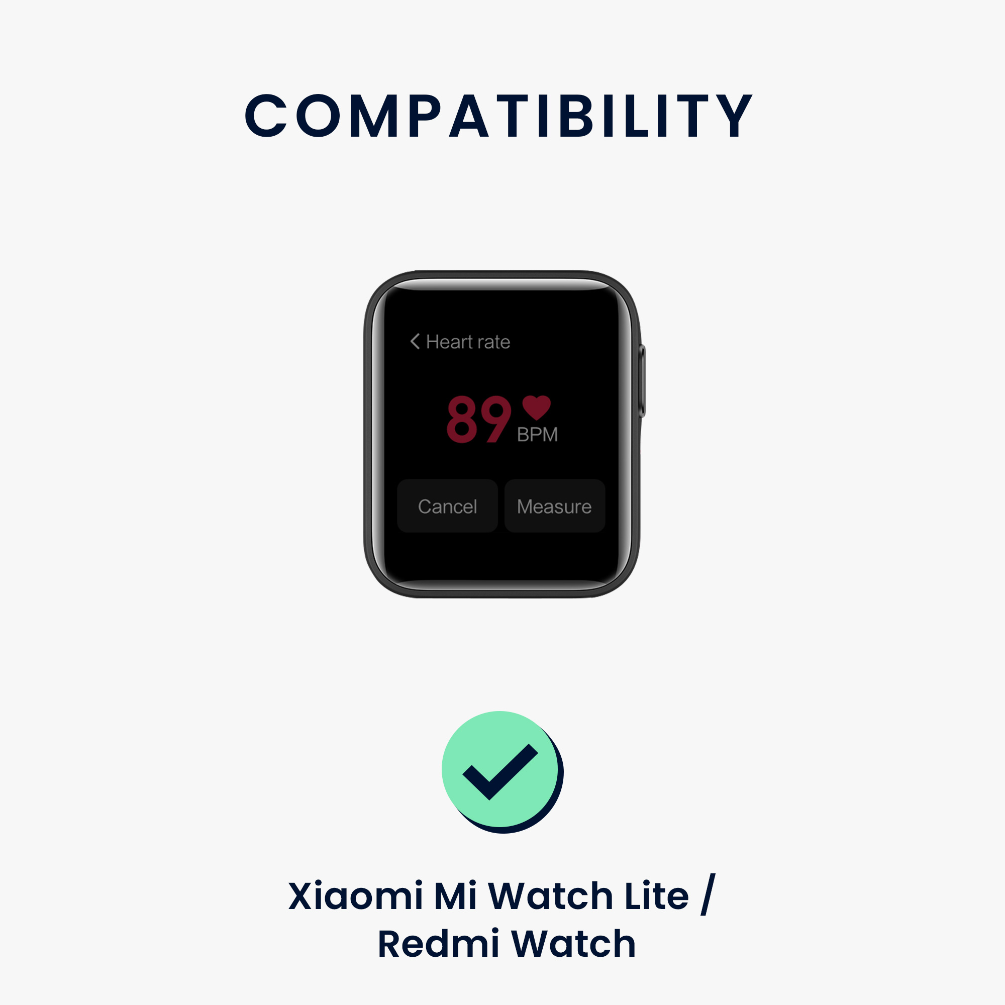 Řemínek kwmobile pro Xiaomi Mi Watch Lite / Redmi Watch - Černá / zelená / černá / šedá