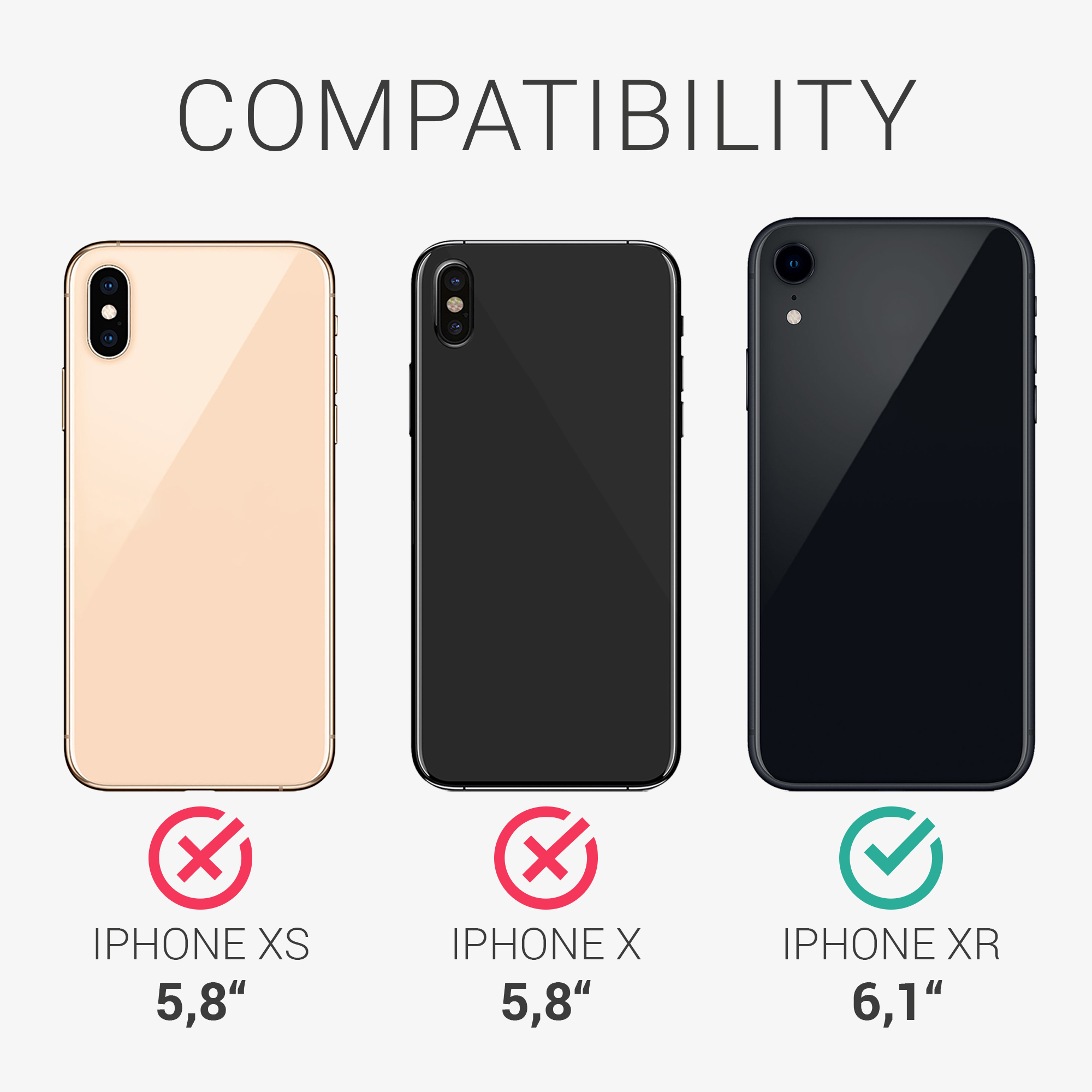 Kryt na mobil s držákem karty kwmobile pro Apple iPhone XR - tmavě zelená