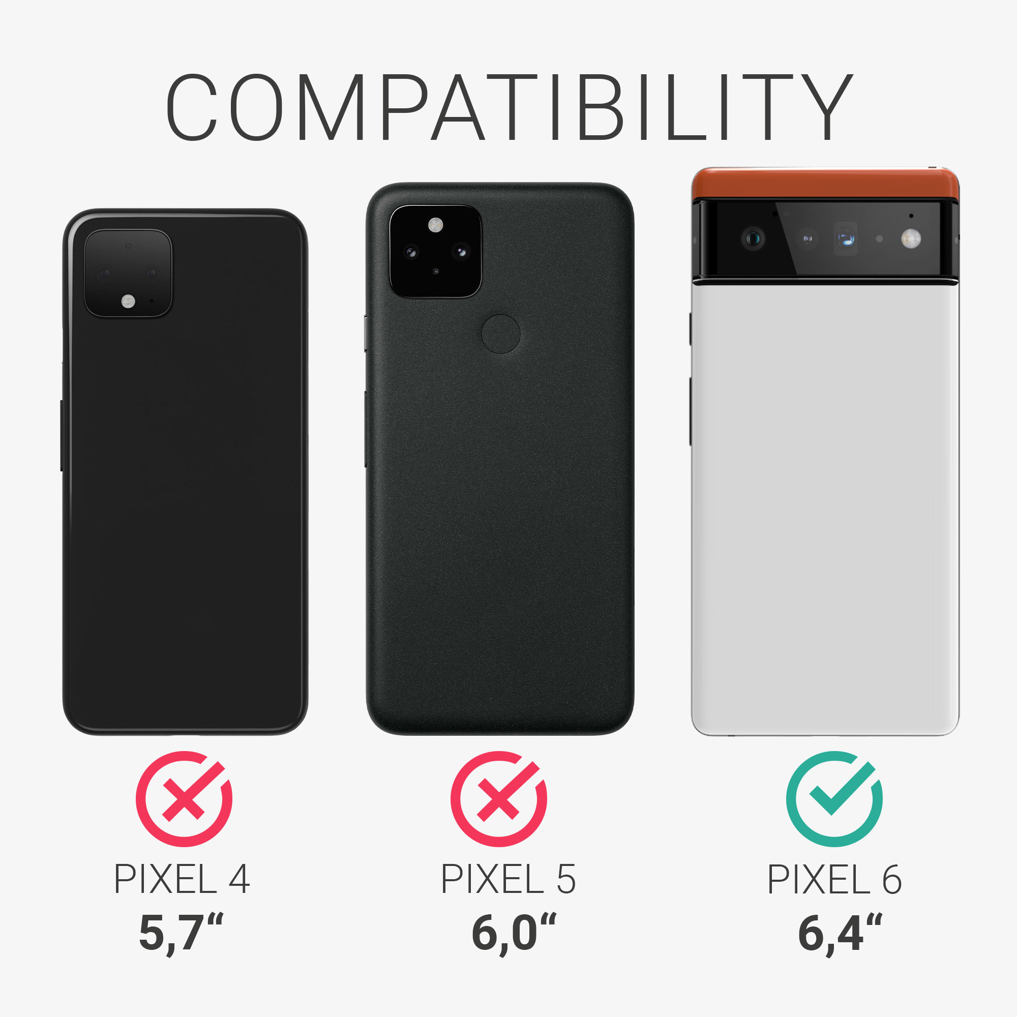 Crossbody kryt kwmobile pro Google Pixel 6 - transparentní