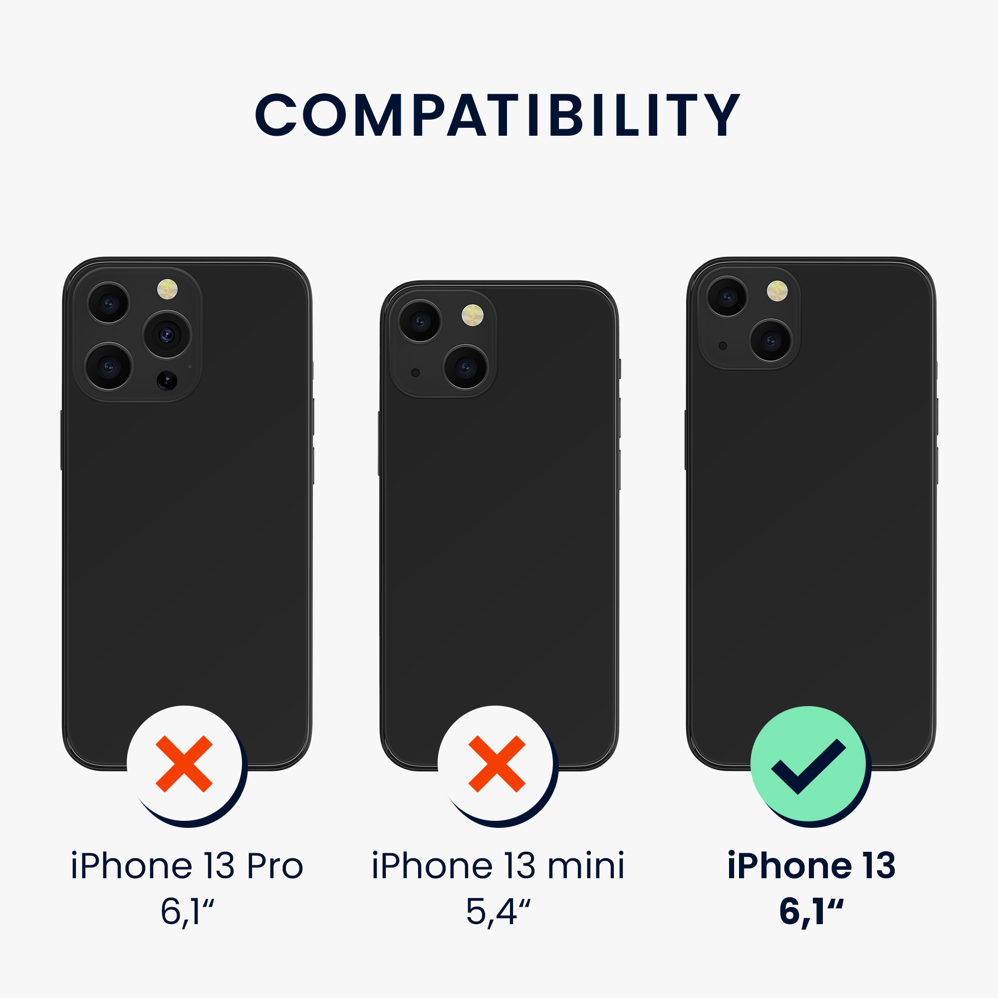 Silikonový kryt kwmobile pro iPhone 13 - krémová