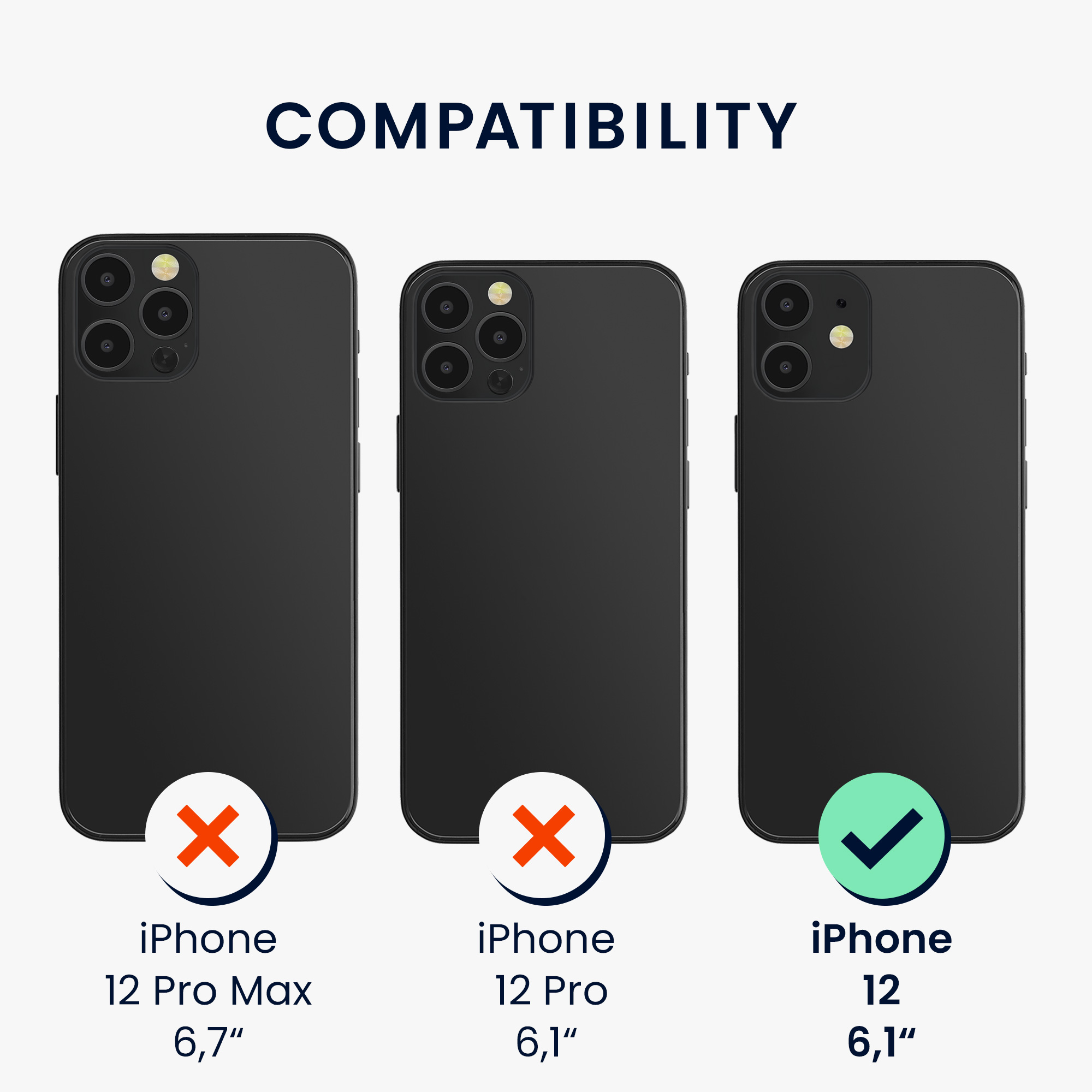 Kryt na mobil kwmobile iPhone 12 - světle hnědá