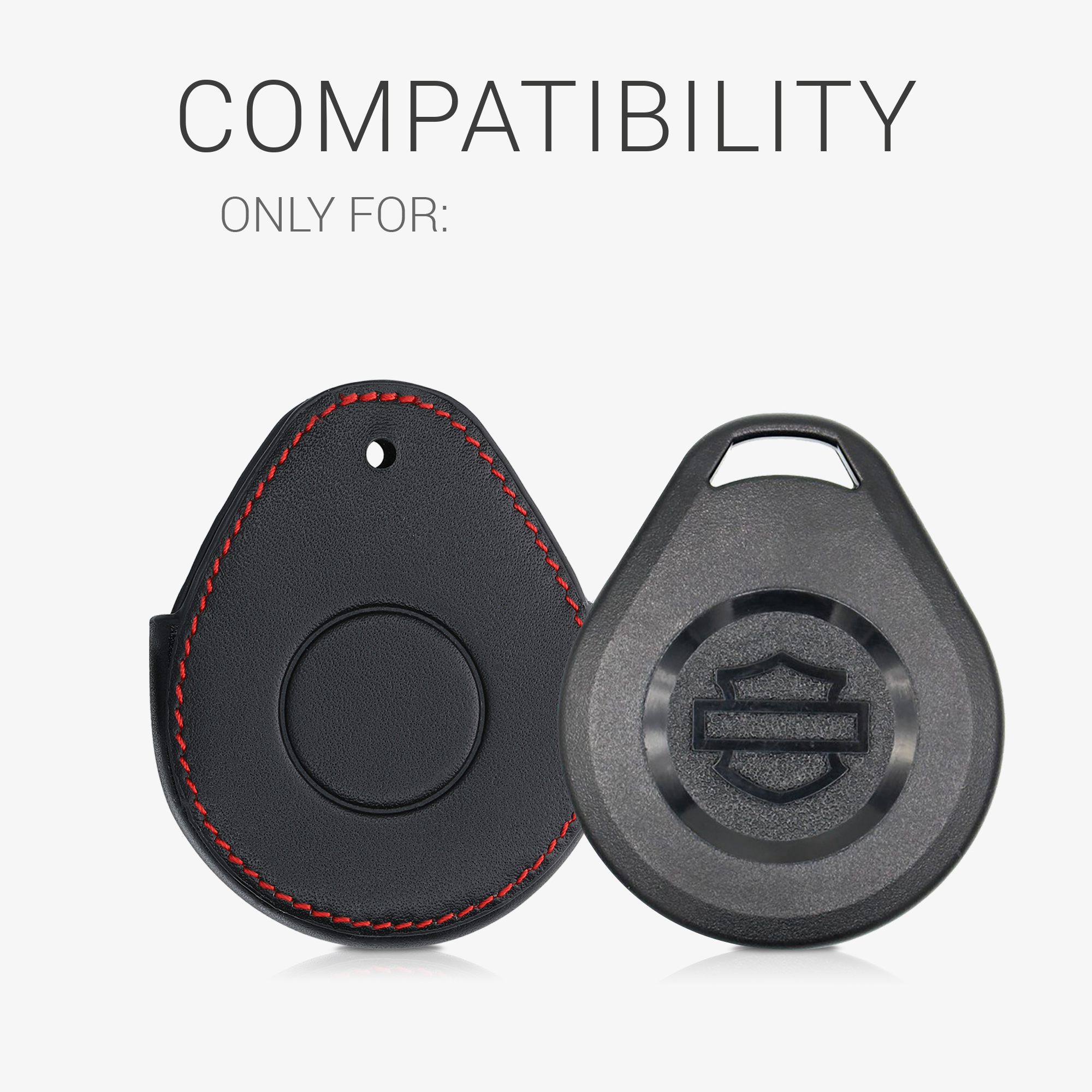 Pouzdro na klíč od motorky kwmobile pro Harley Davidson Motorcycle Key - červená / černá