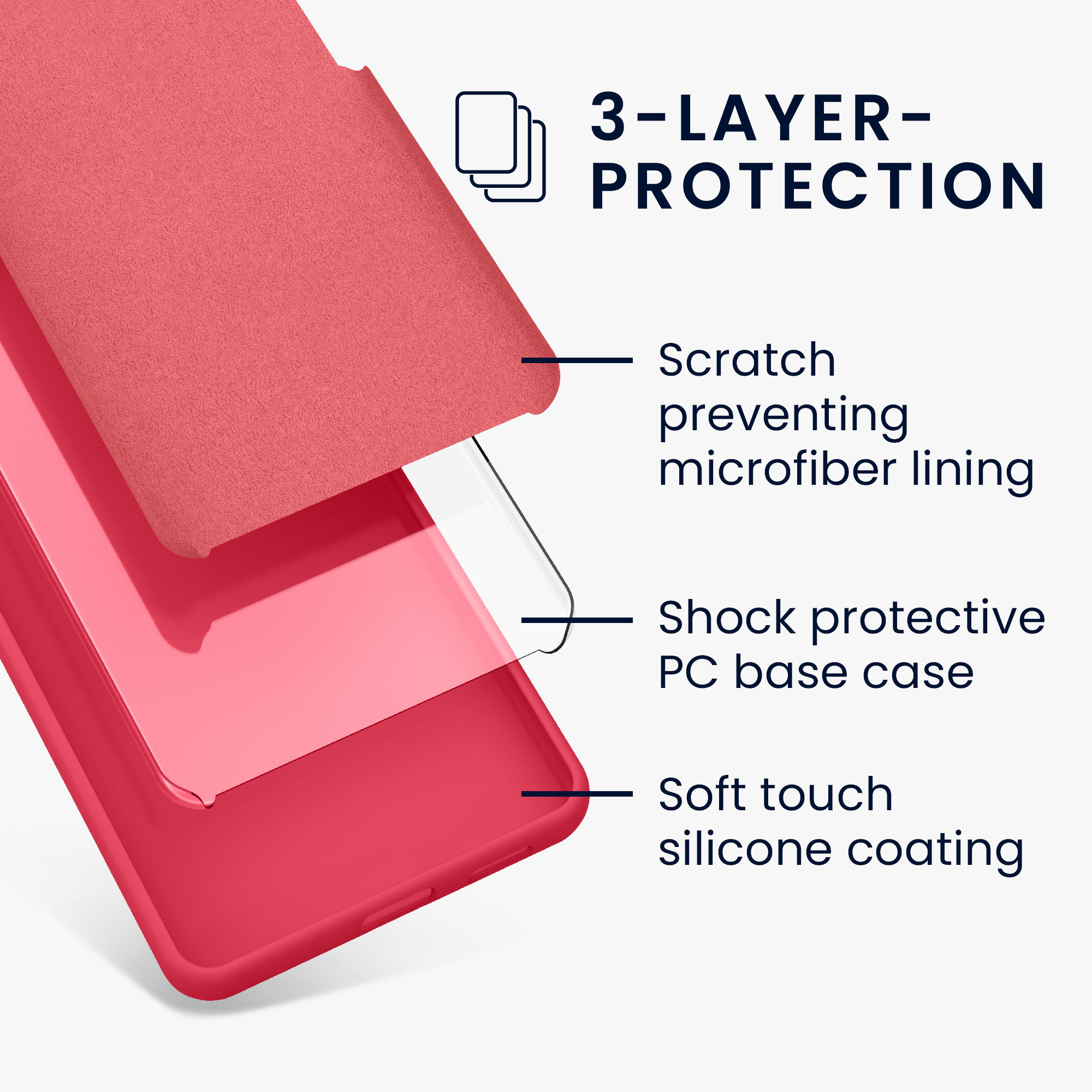 Kryt na mobil Galaxy S22+ kwmobile wireless charging awesome pink
