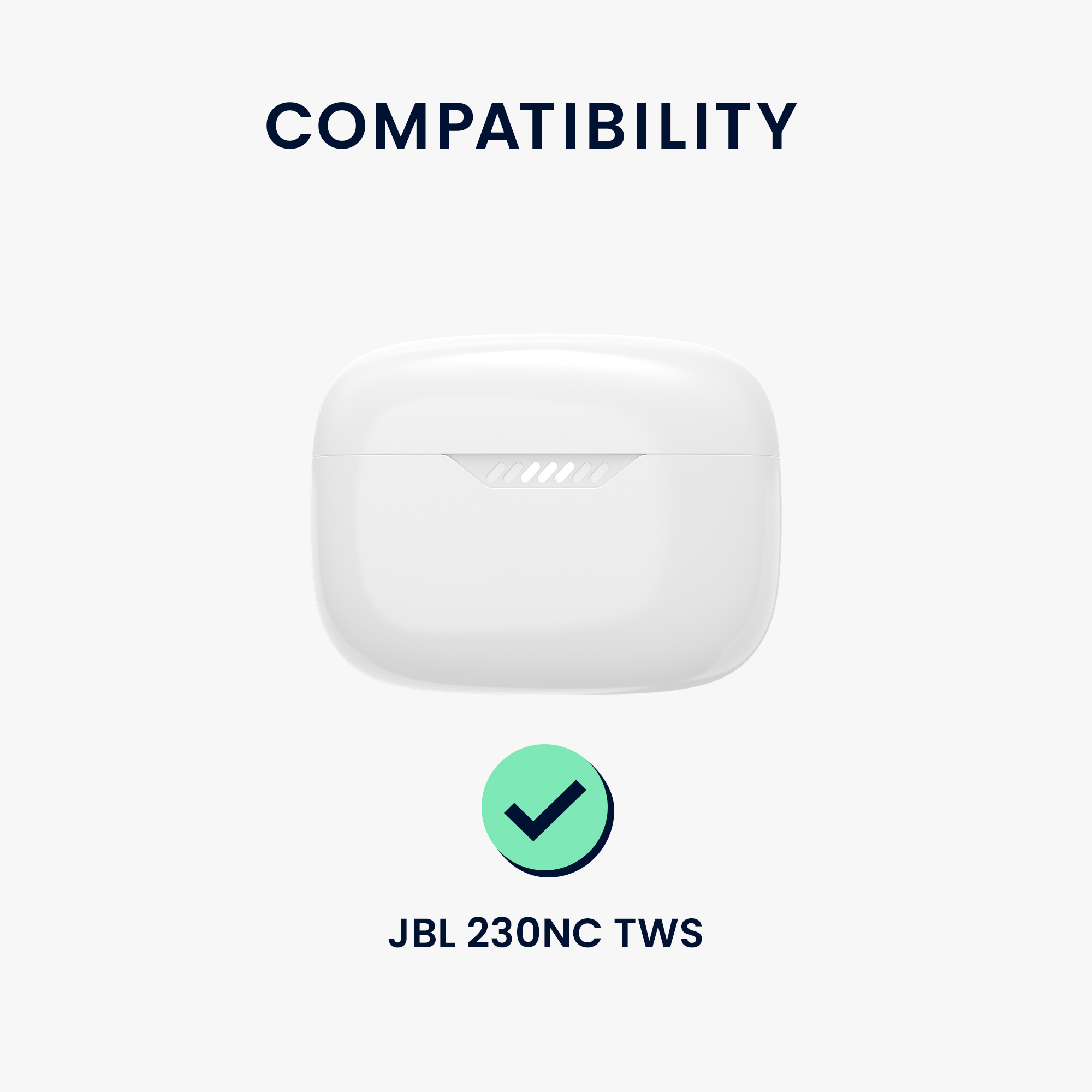Pouzdro na sluchátka JBL Tune 230 NC TWS / T230NC / T235NC kwmobile - tmavě modrá