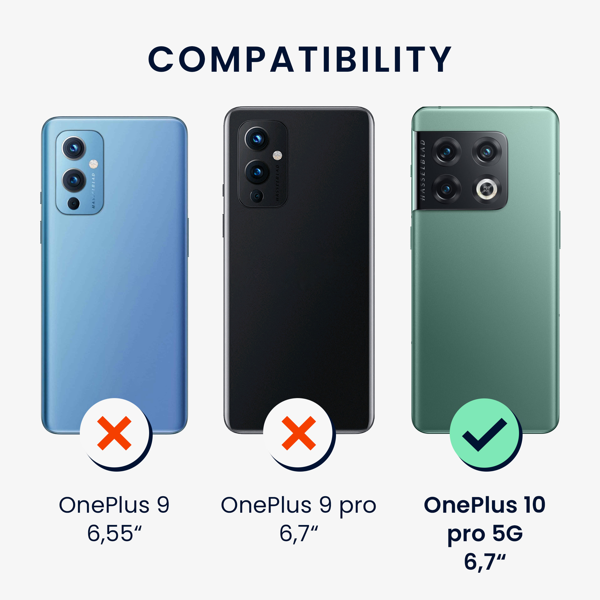 Dřevěný kryt na mobil OnePlus 10 Pro 5G kwmobile tmavě hnědý