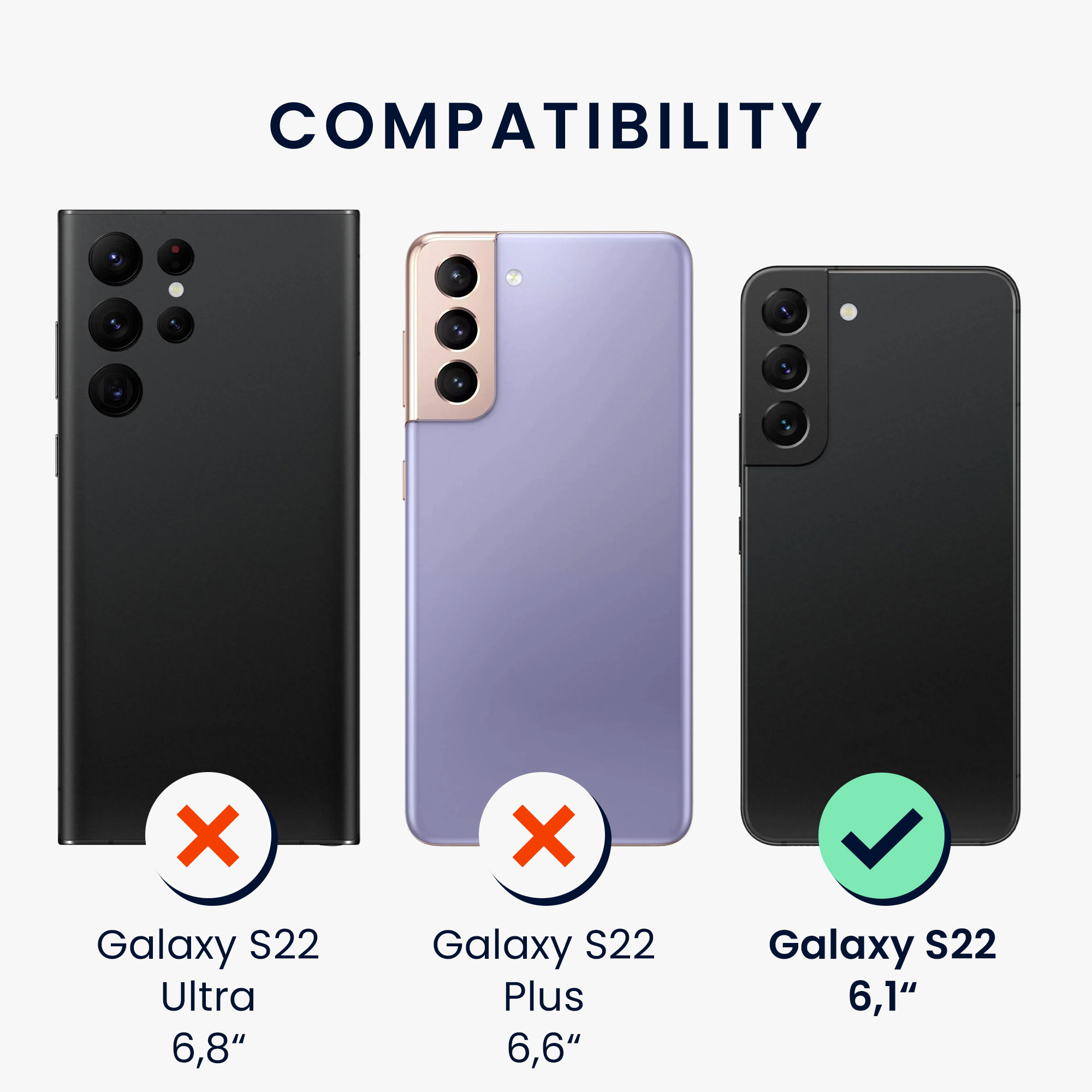 Crossbody kryt na mobil Galaxy S22 kwmobile růžové květy / tmavě hnědá / transparentní