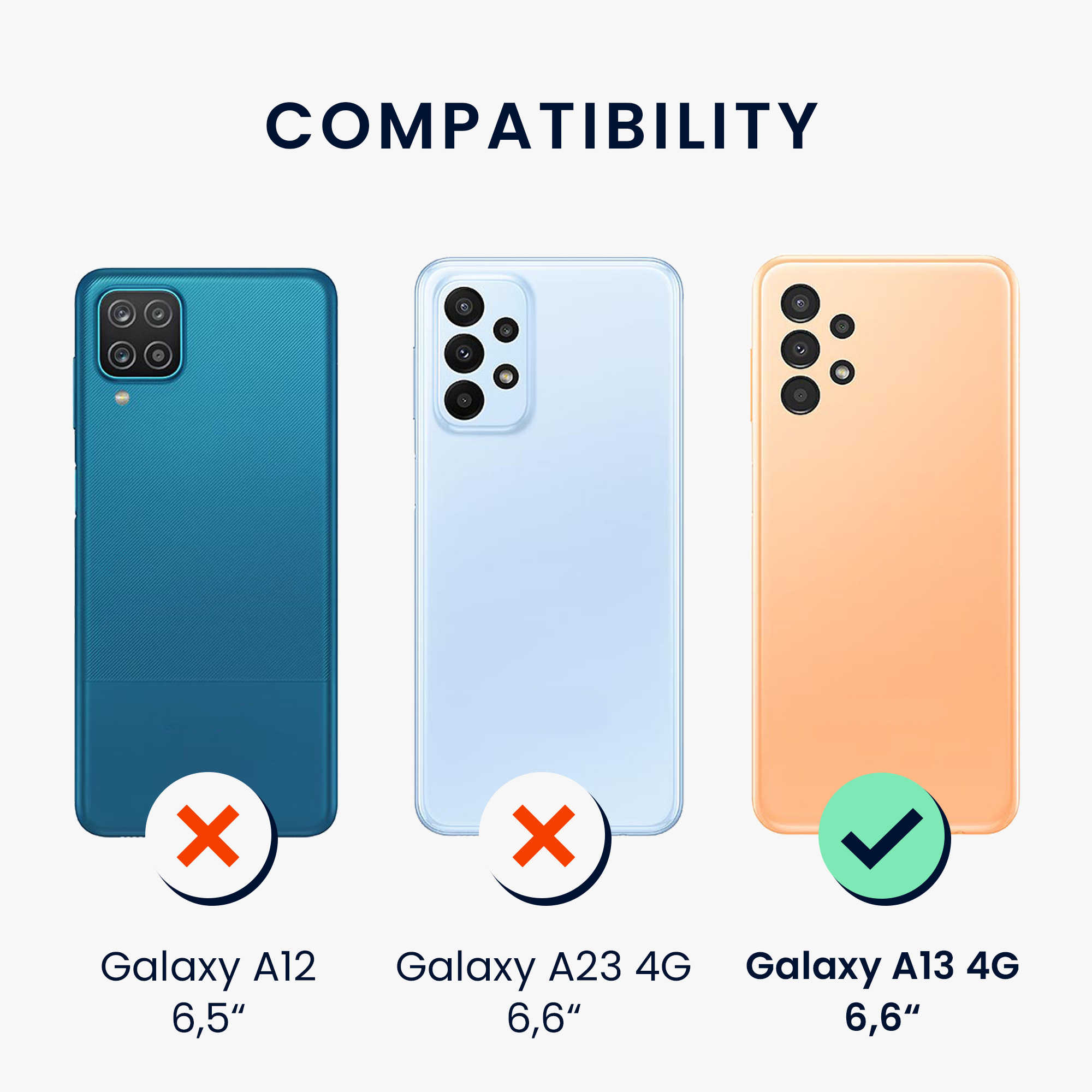 Kryt na mobil Samsung Galaxy A13 4G kwmobile TPU Tmavě růžová