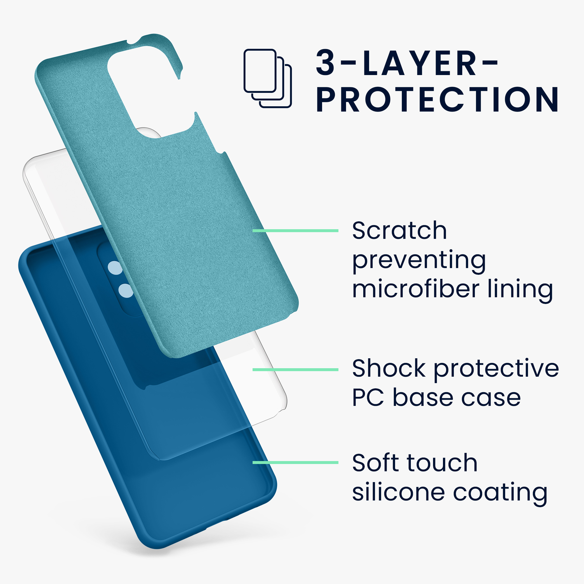 Kryt na mobil Samsung Galaxy A33 5G kwmobile TPU Modrý útes